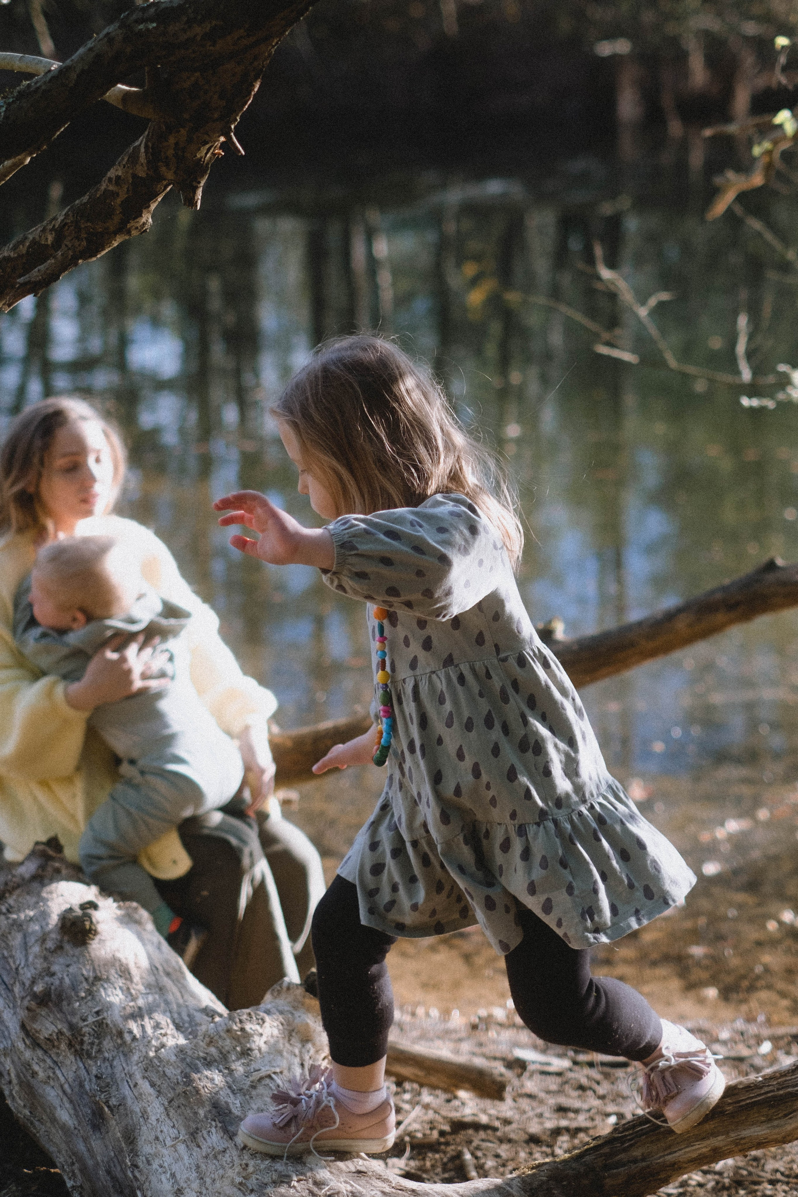 Nastya, Masha&Andrey. Authentische Familienfotografie in Köln