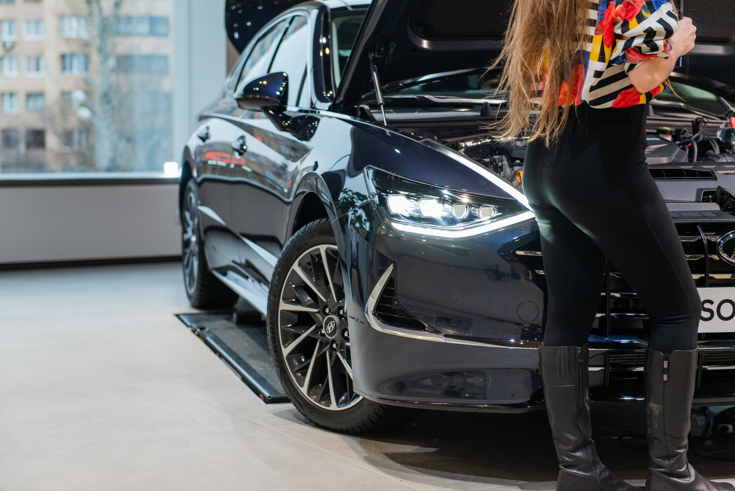 Закрытая презентация новой 8-й Hyundai Sonata. ФОТОГРАФ МЕКСИКА КИНТАНА-РОО