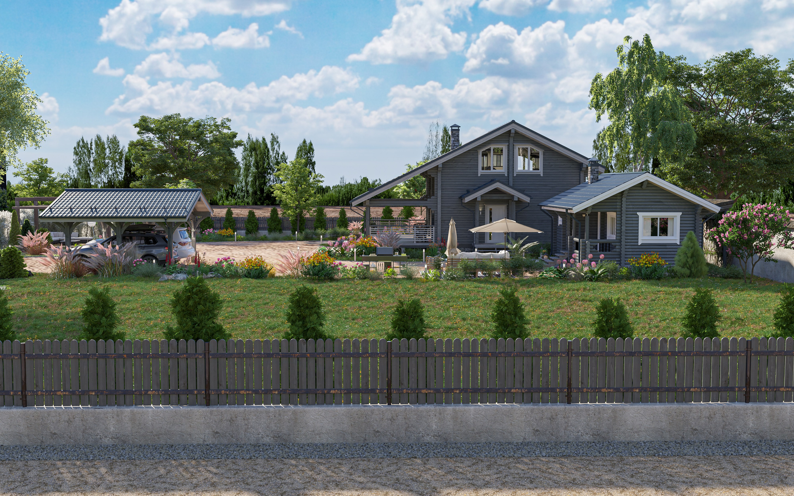 Ландшафтная визуализация. Дизайн и визуализация