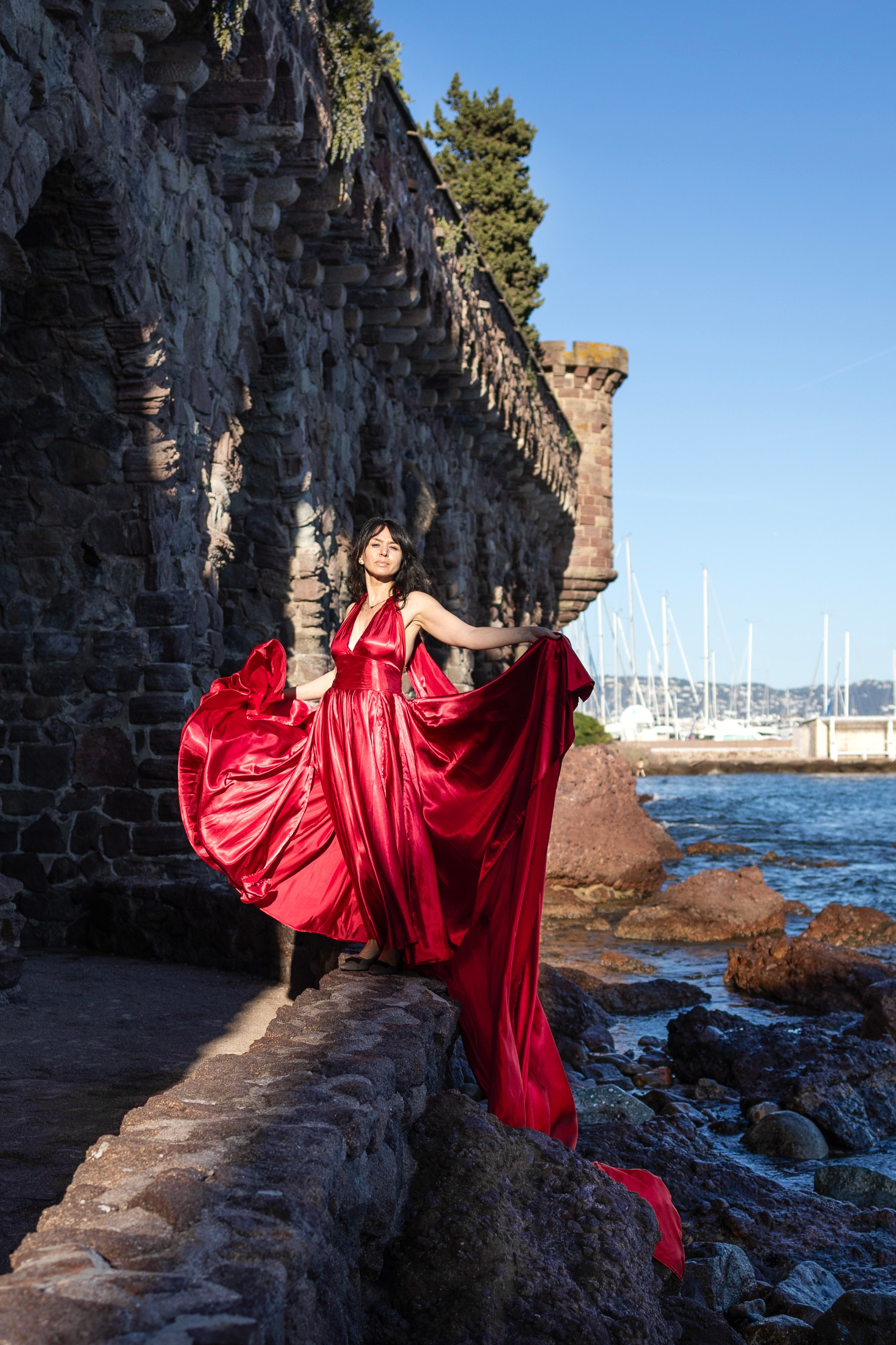 Long dresses shooting. Photographer in Munich