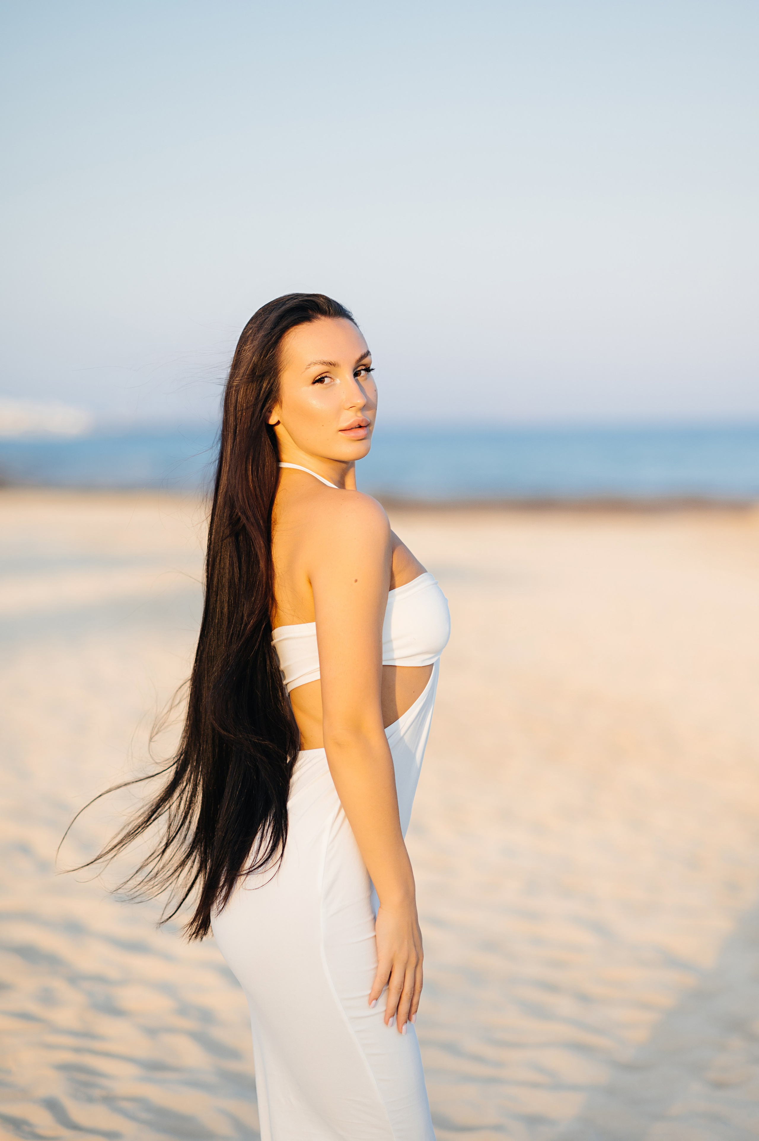 На пляже. Фотограф на Кипре