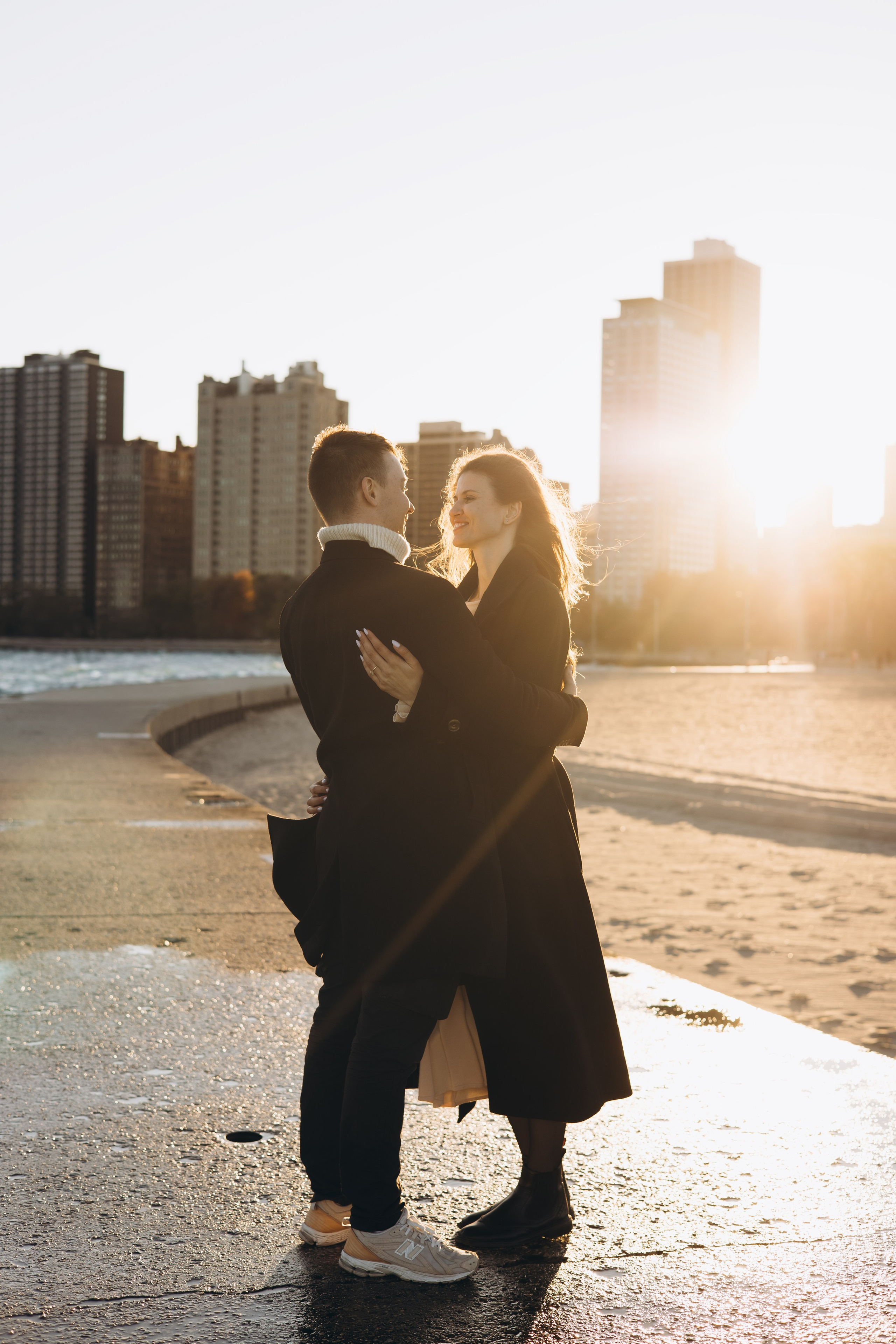North Lake Shore Proposal — Chicago Photographer — Margarita Chudinova