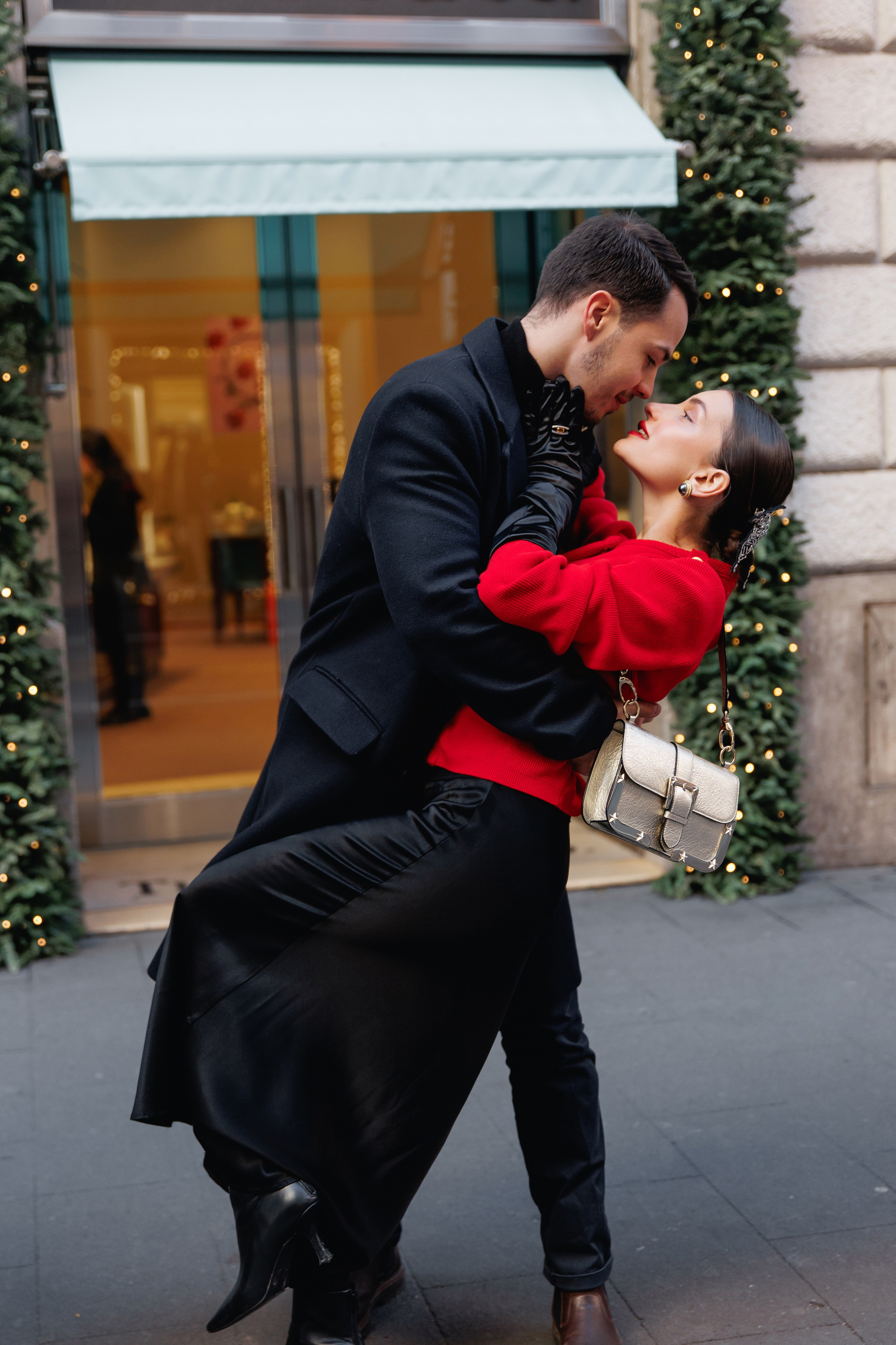 Christmas photoshooting in Rome. Wedding Photographer Rome Tuscany Como Sicily Puglia Amalfy Italy- Oksana Savenchuk