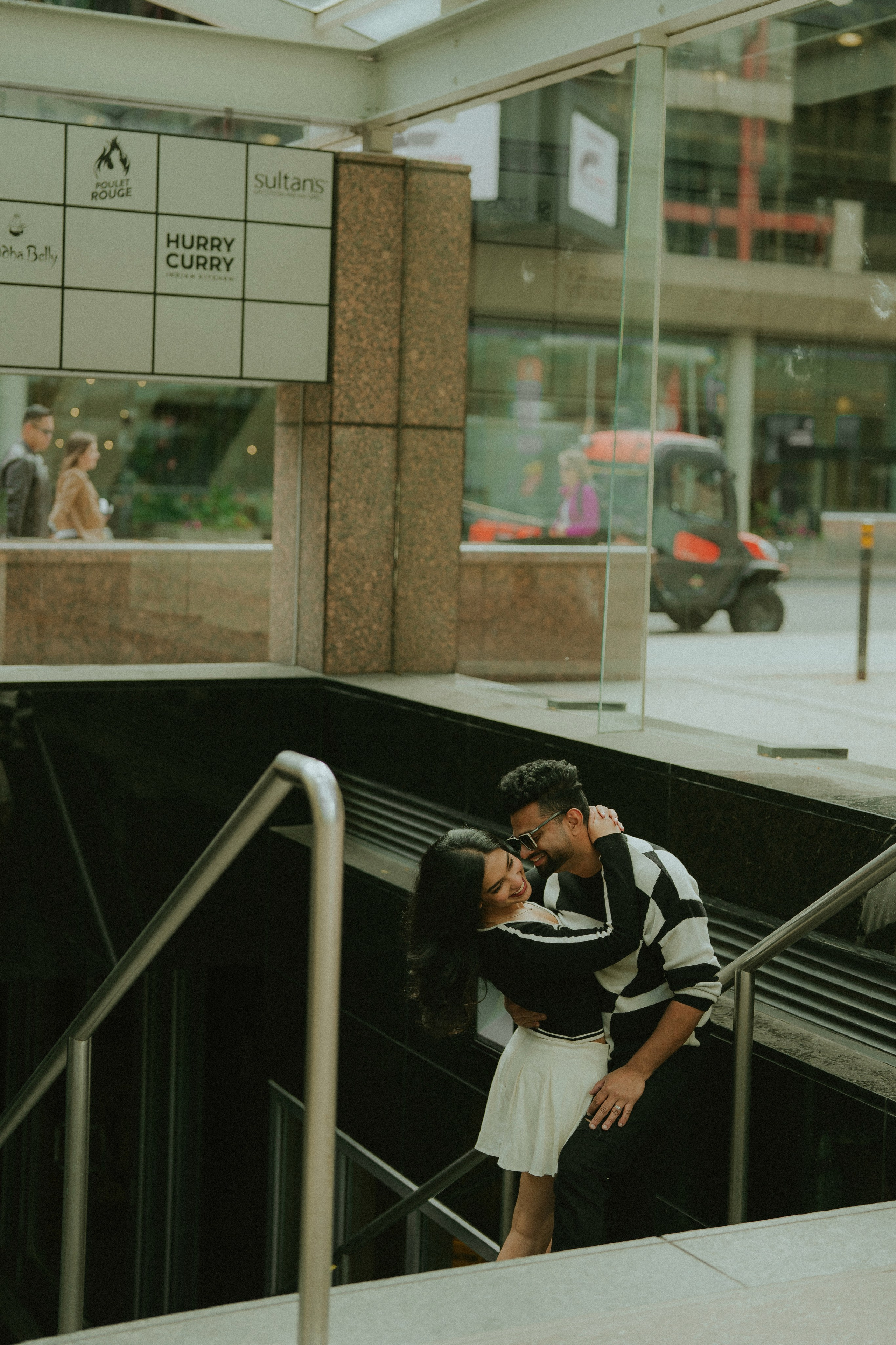 Downtown Romance at Toronto. Fine art Wedding Photographers in India & Canada