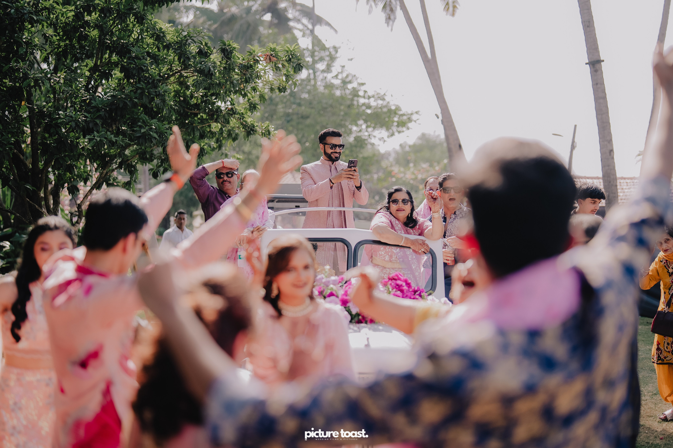 Varamala Ft. Barbie & Aneesh. Fine art Wedding Photographers in India & Canada