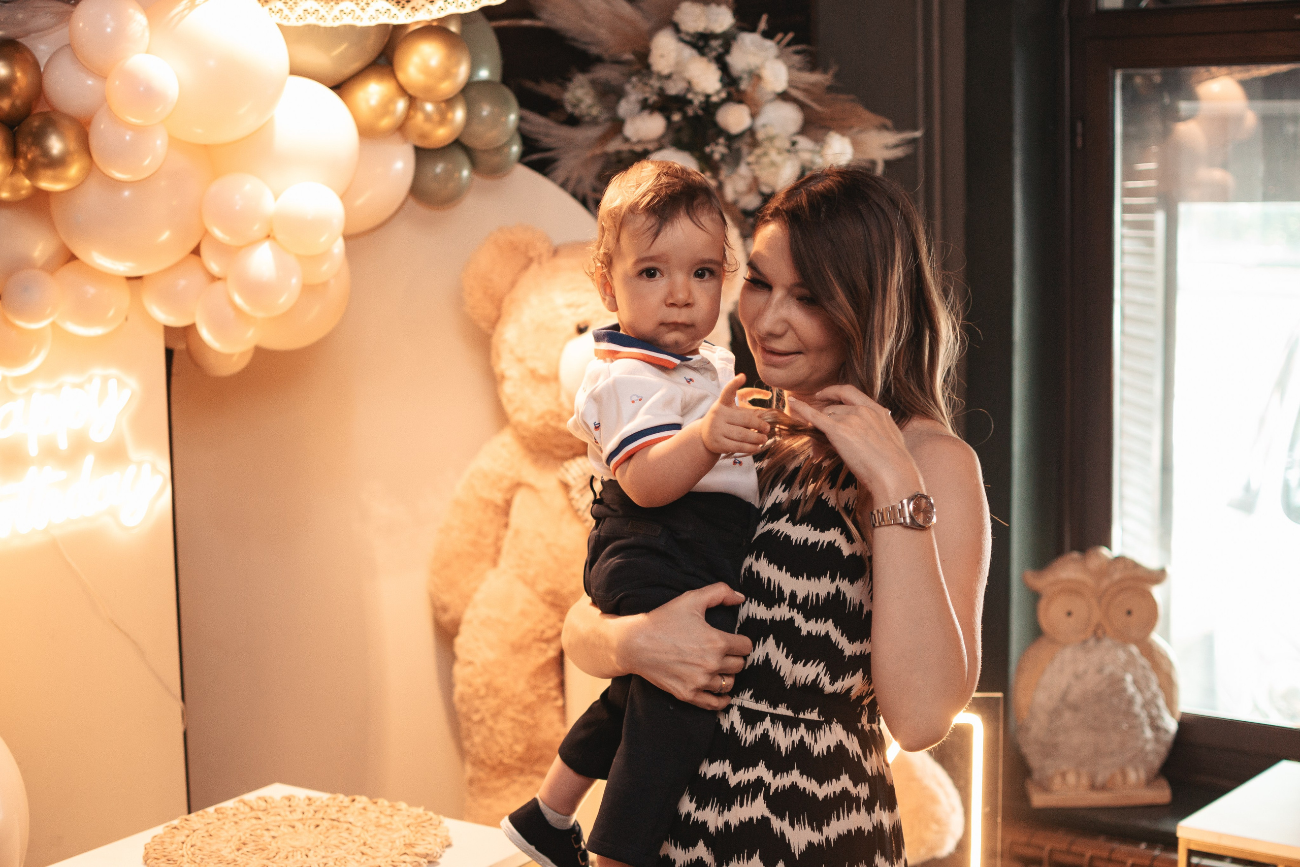 Lazar, krštenje i rođendan. BambinaaPhotography