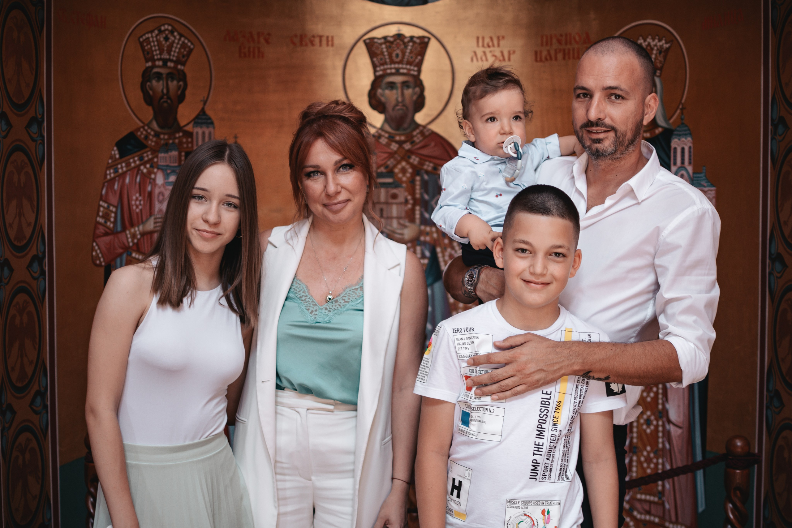 Lazar, krštenje i rođendan. BambinaaPhotography