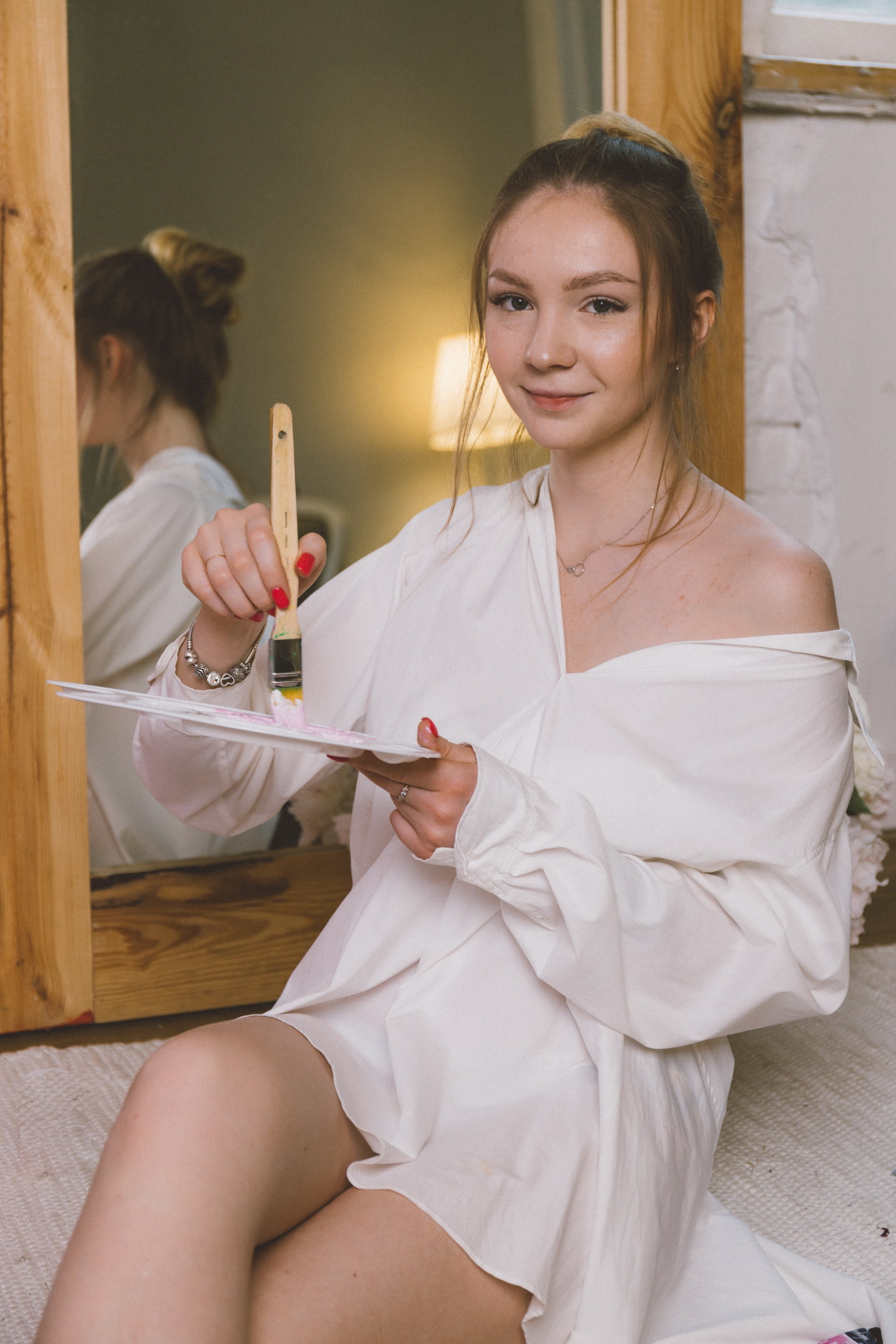 Алеся-фотосессия для художника. Фотограф Анна Кучерявая | Свадьбы и мероприятия в Дубае