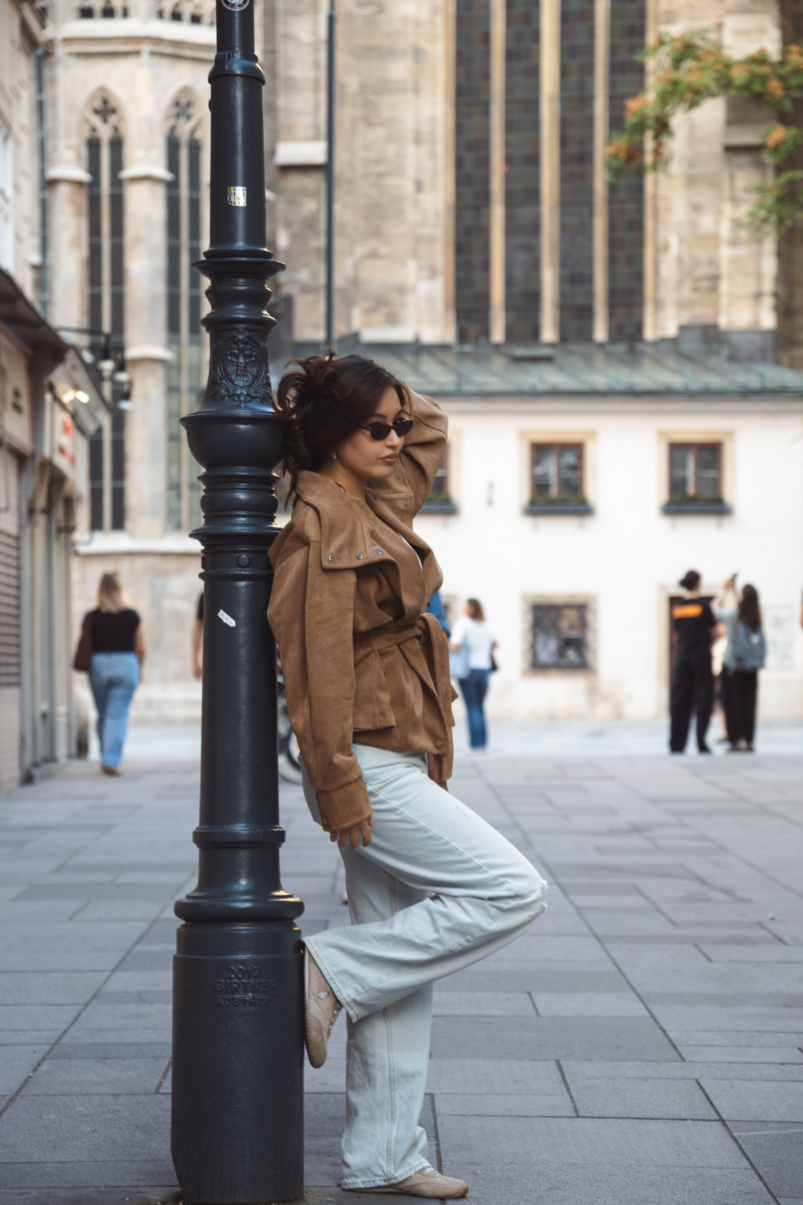 Stylish in the city. Portrait photographer in Vienna