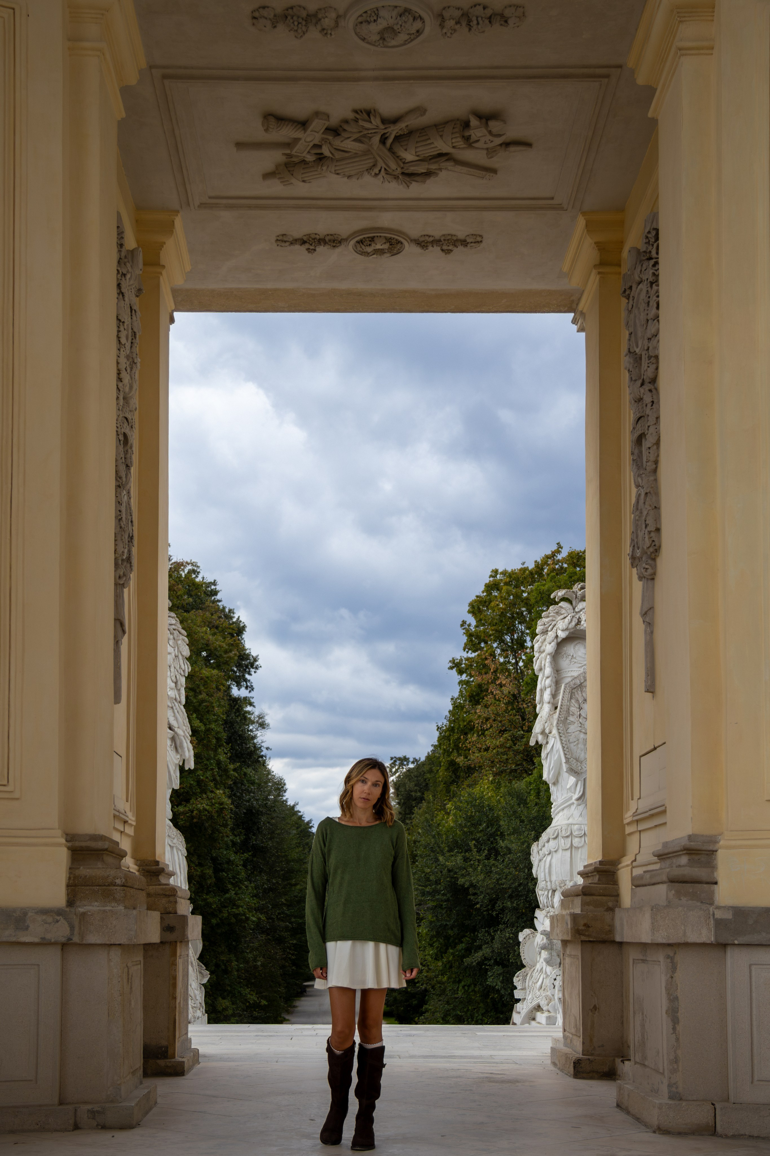 Storm over the castle. Portrait photographer in Vienna