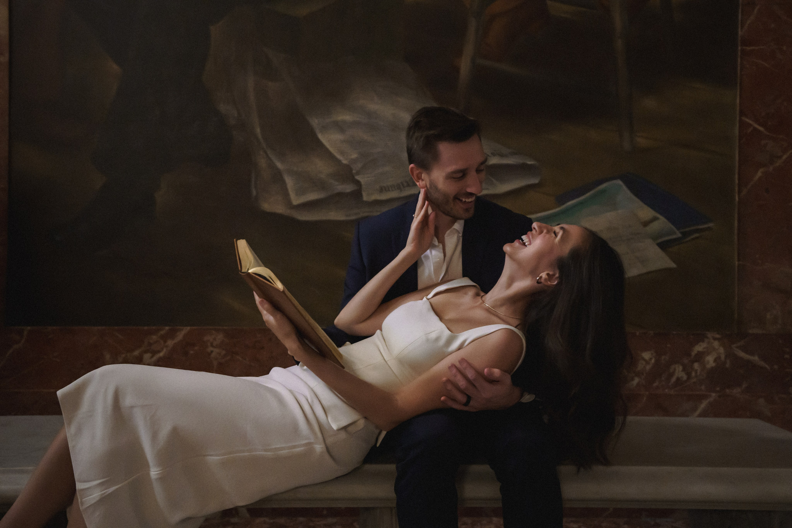 Library love story. New York + destination photographer