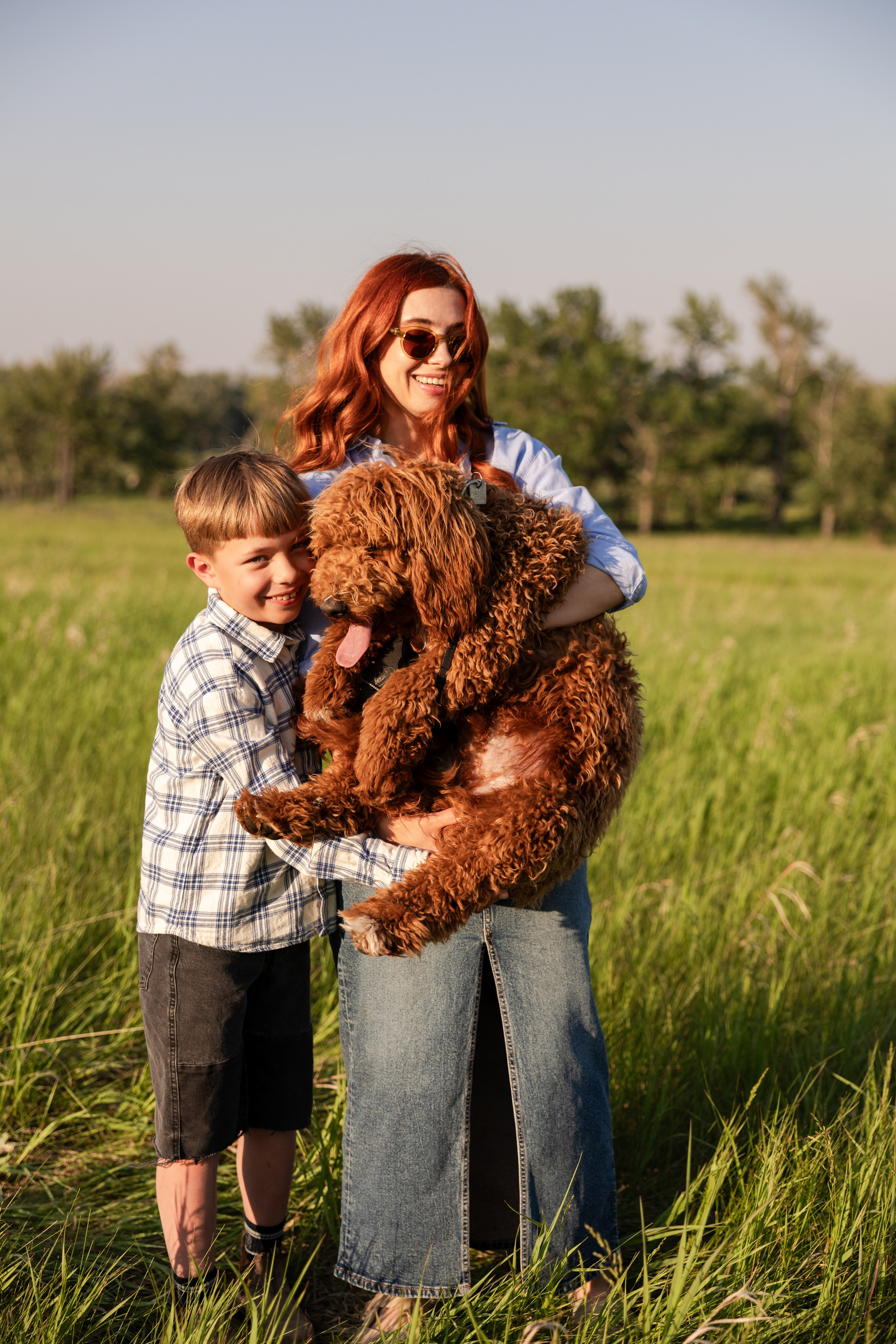 Anna Platon and Bobik. Photographer Stanislav Antonov