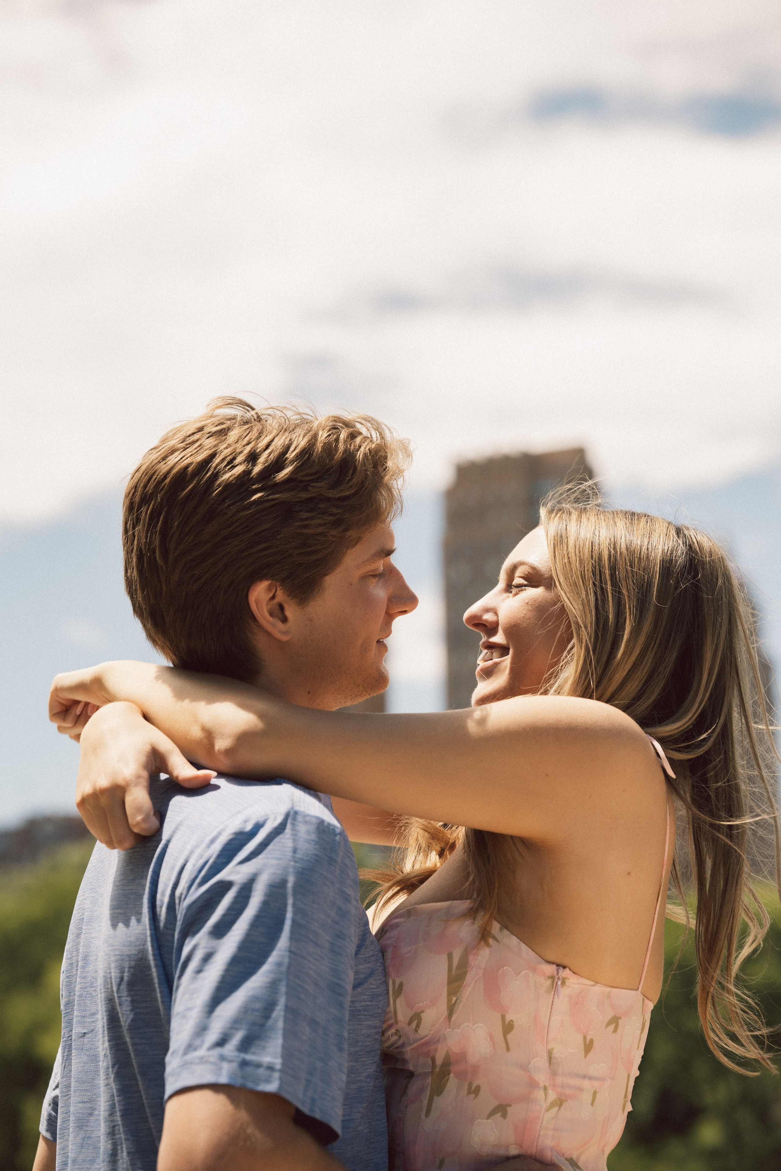 Surprise proposal Central Park. New York + destination photographer