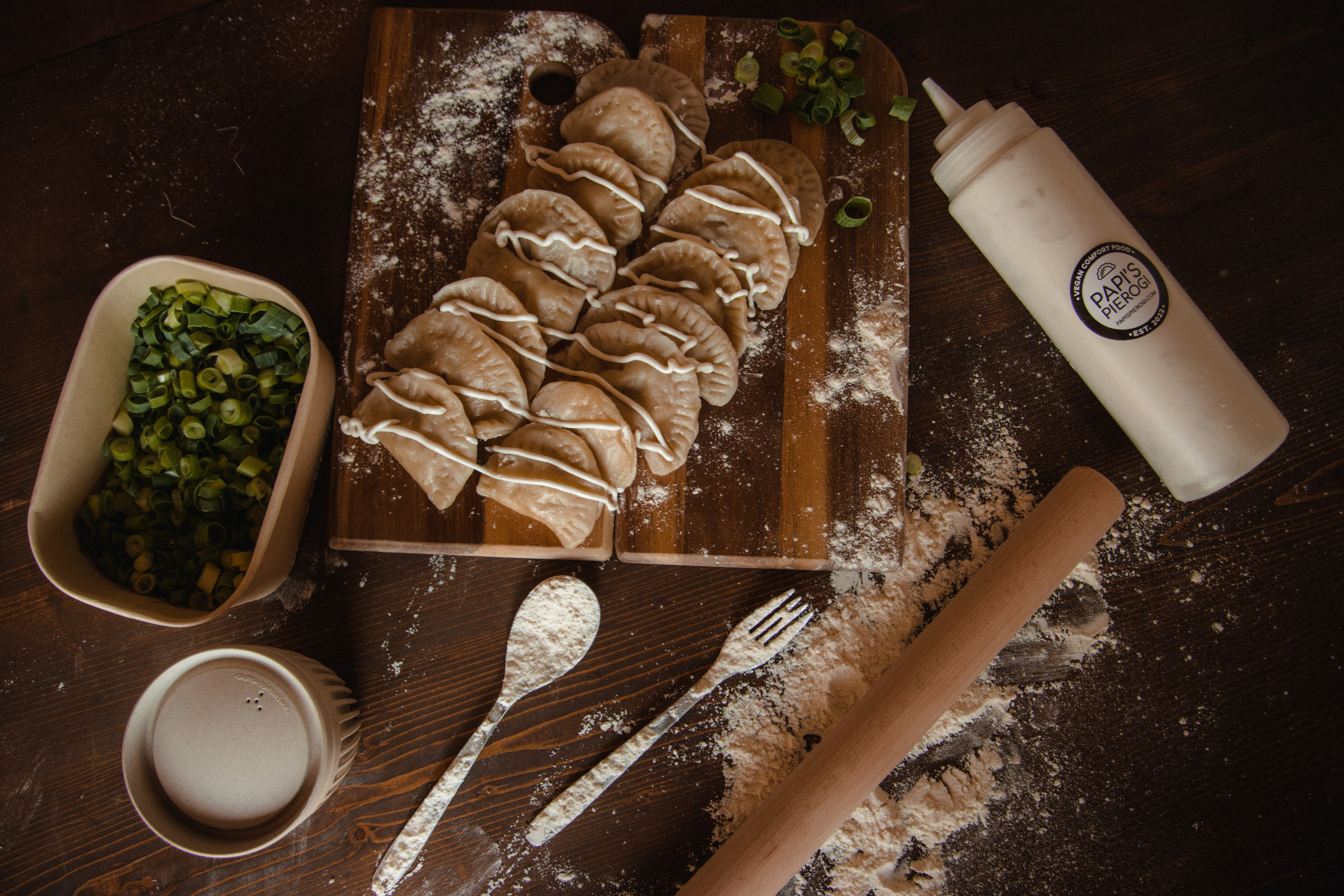 Papis Pierogi — vegan-comfort food. Photographer in Gothenburg Aleksandra Stroganova