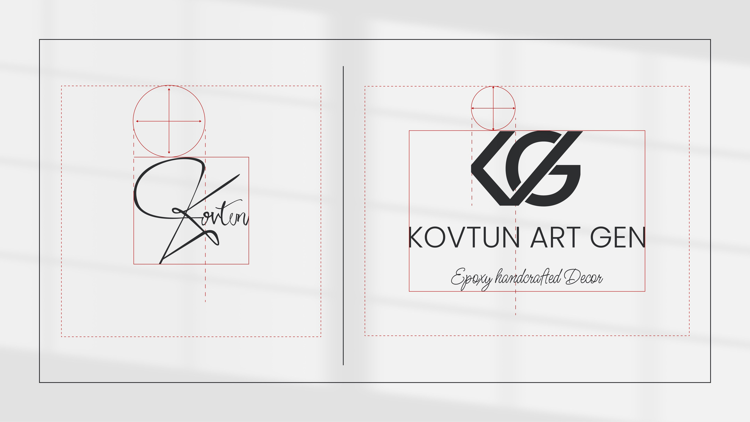 Brandbook “Kovtun Art Gen”. Vasyl Grygorchuk: Photography & Graphic Design