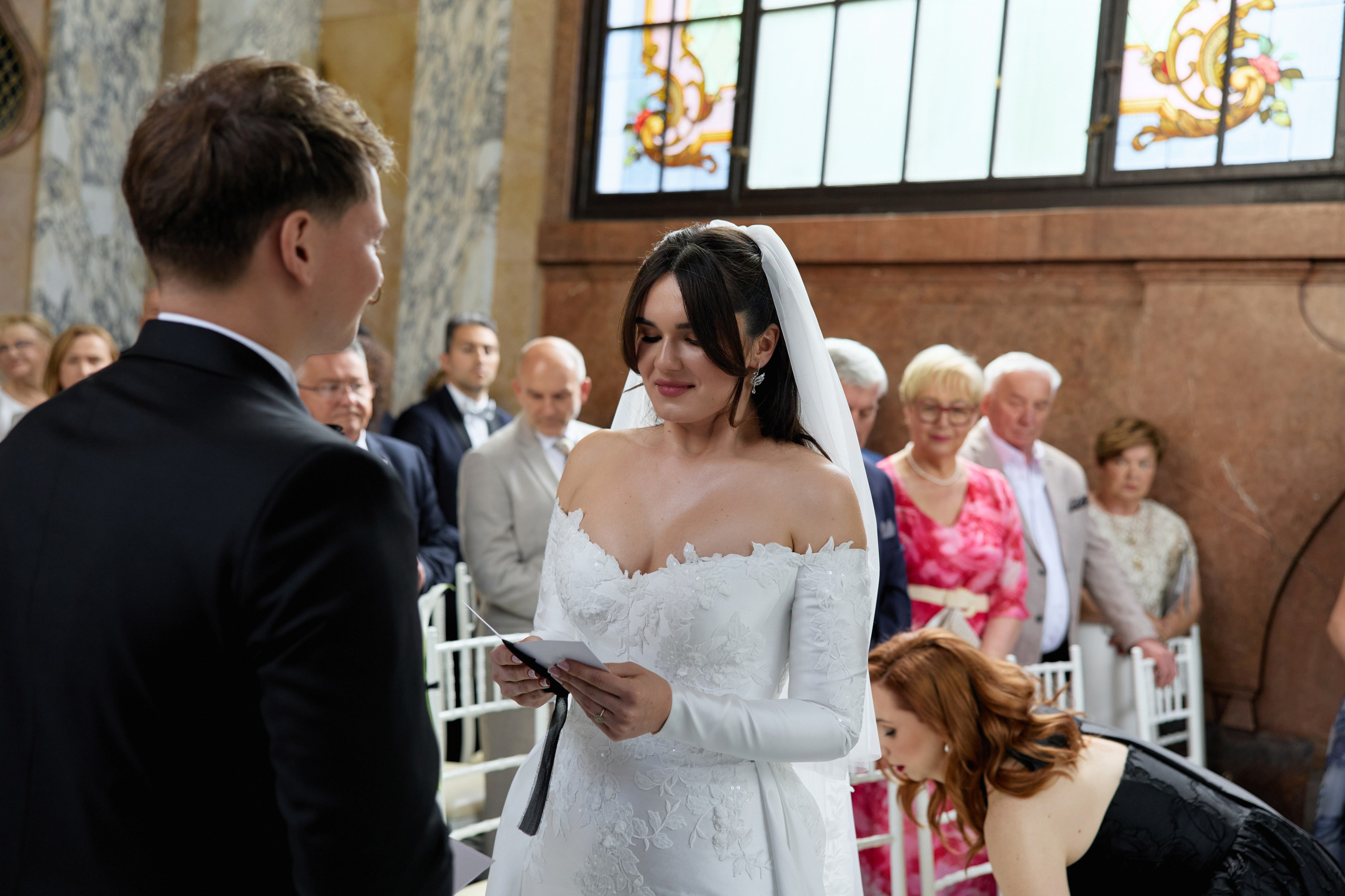 Wiktoria & Kacper. Pałac Goetz. Fotograf ślubny i rodzinny w Krakowie Yana Klymova