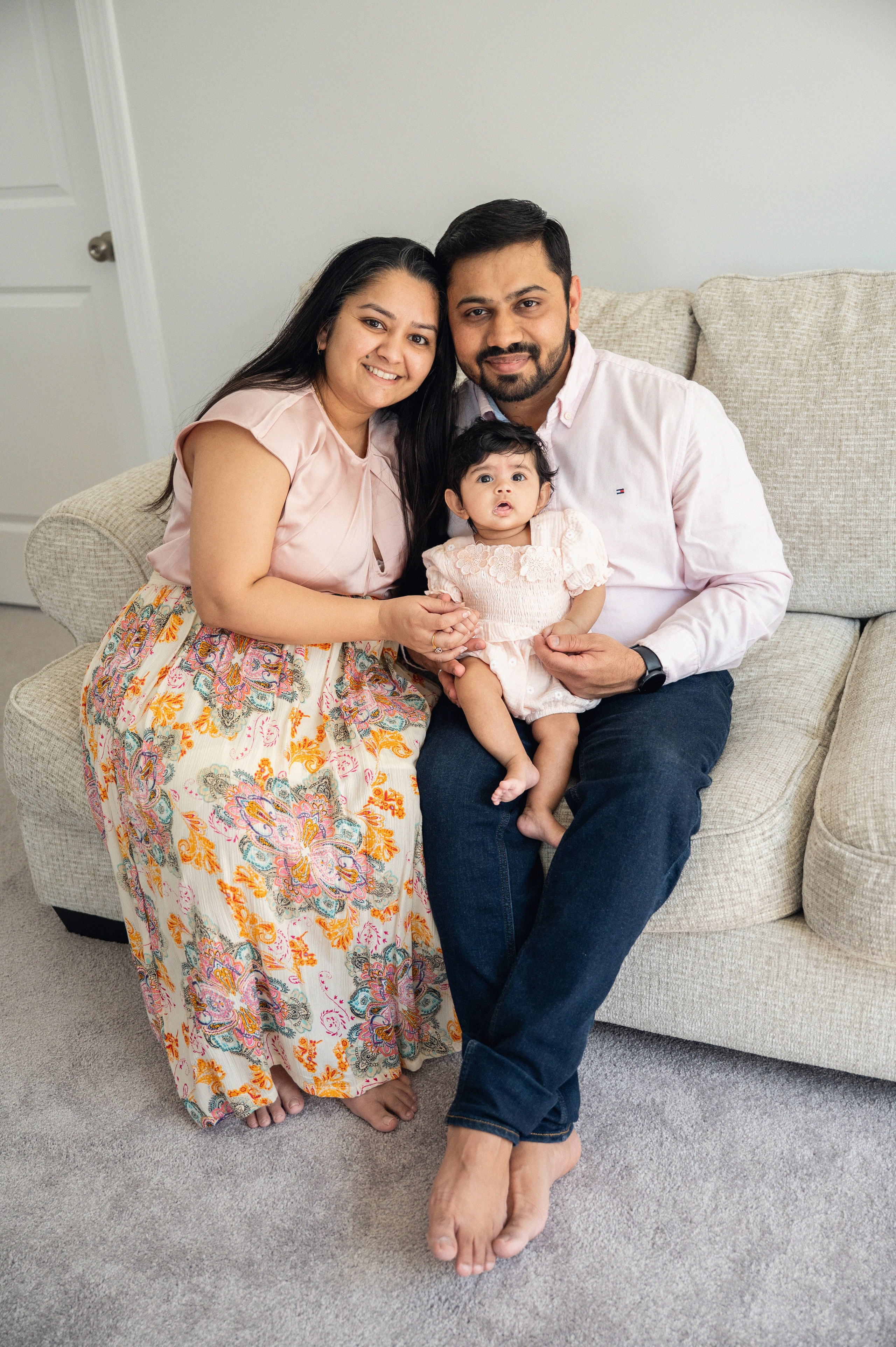 Vedika, 3 month, Lifestyle packege. In-home newborn photography Raleigh & area Katya Kulikova