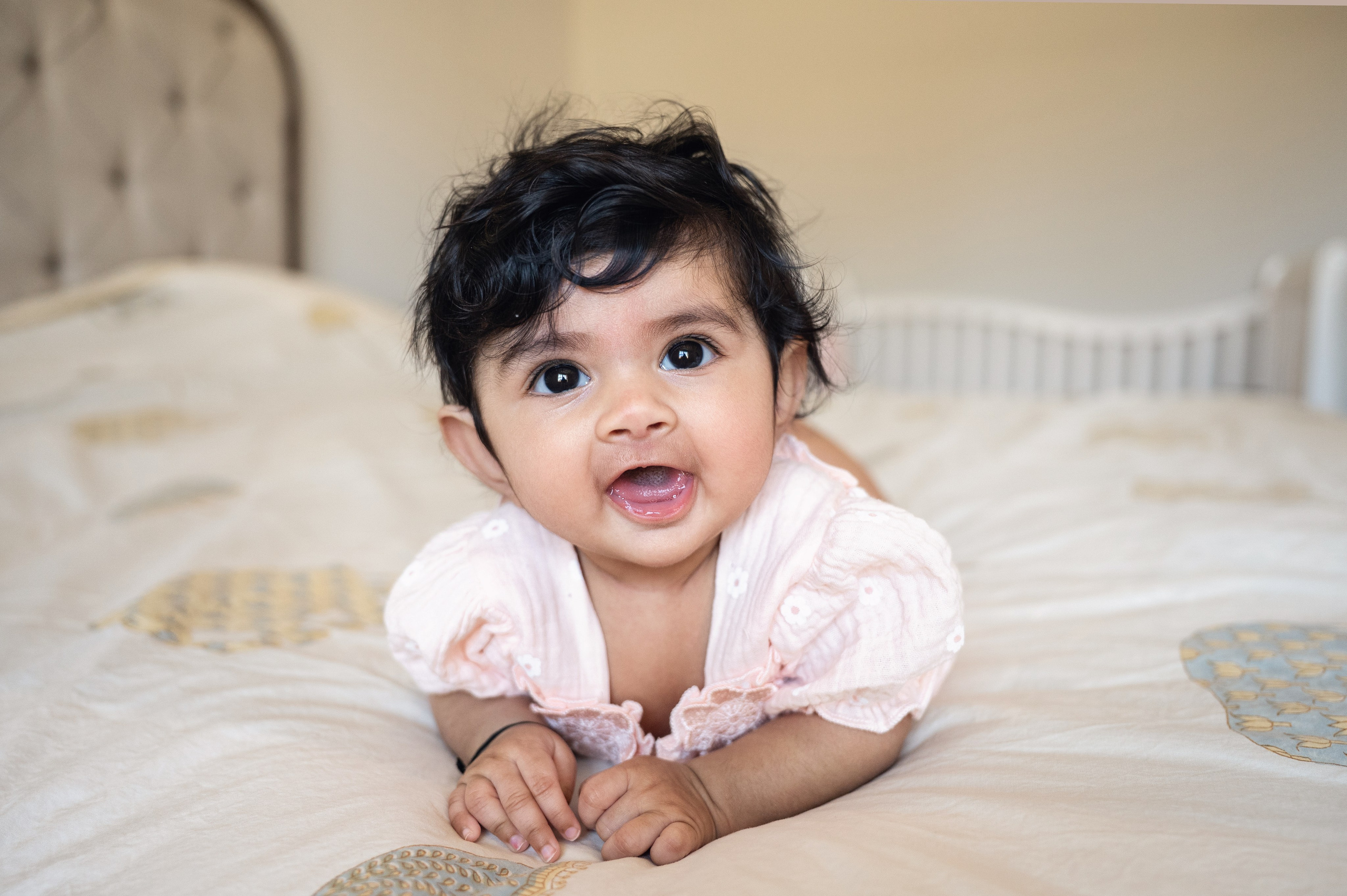 Vedika, 3 month, Lifestyle packege. In-home newborn photography Raleigh & area Katya Kulikova