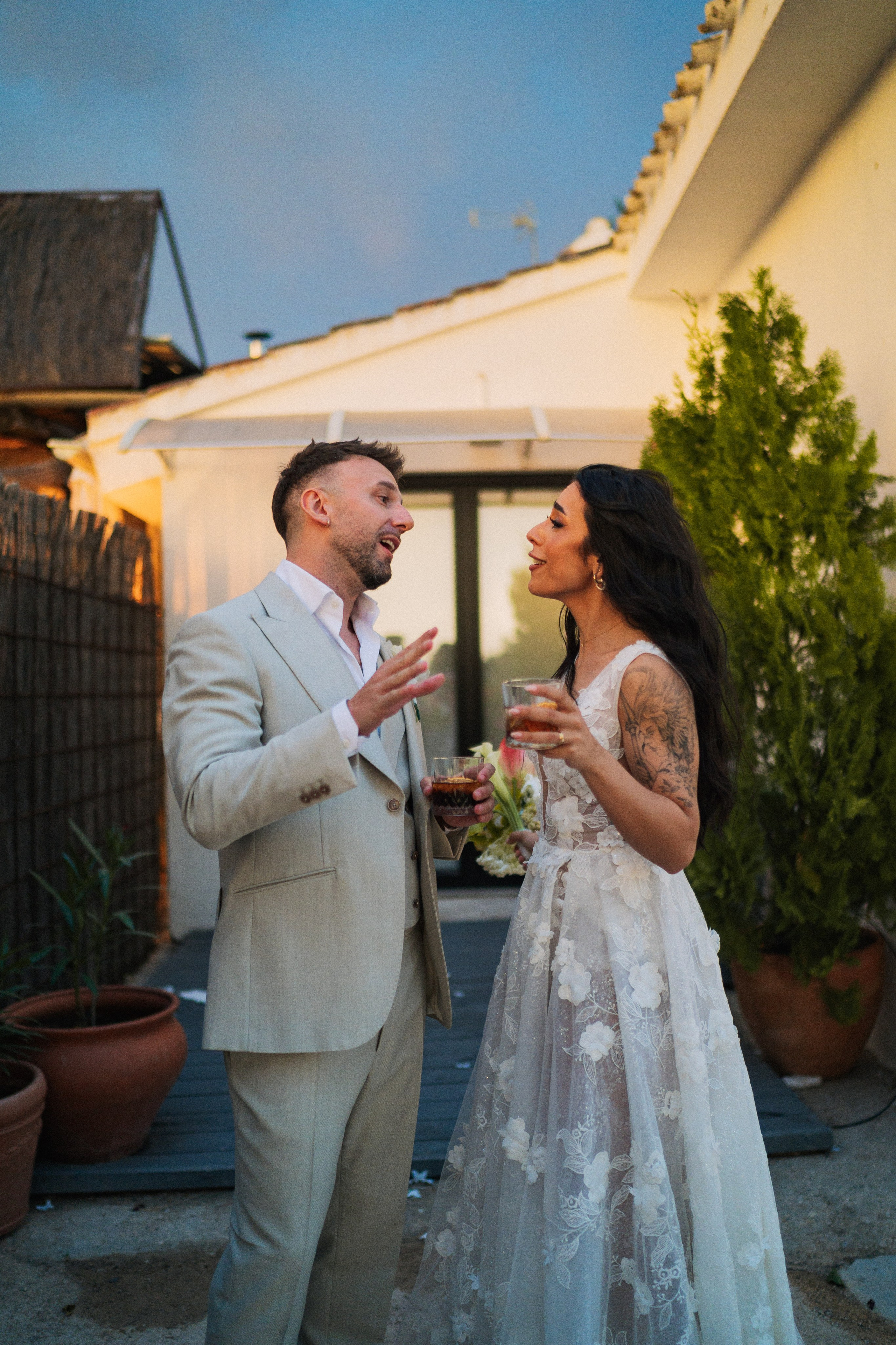 Nerea y Samuel. Christian García