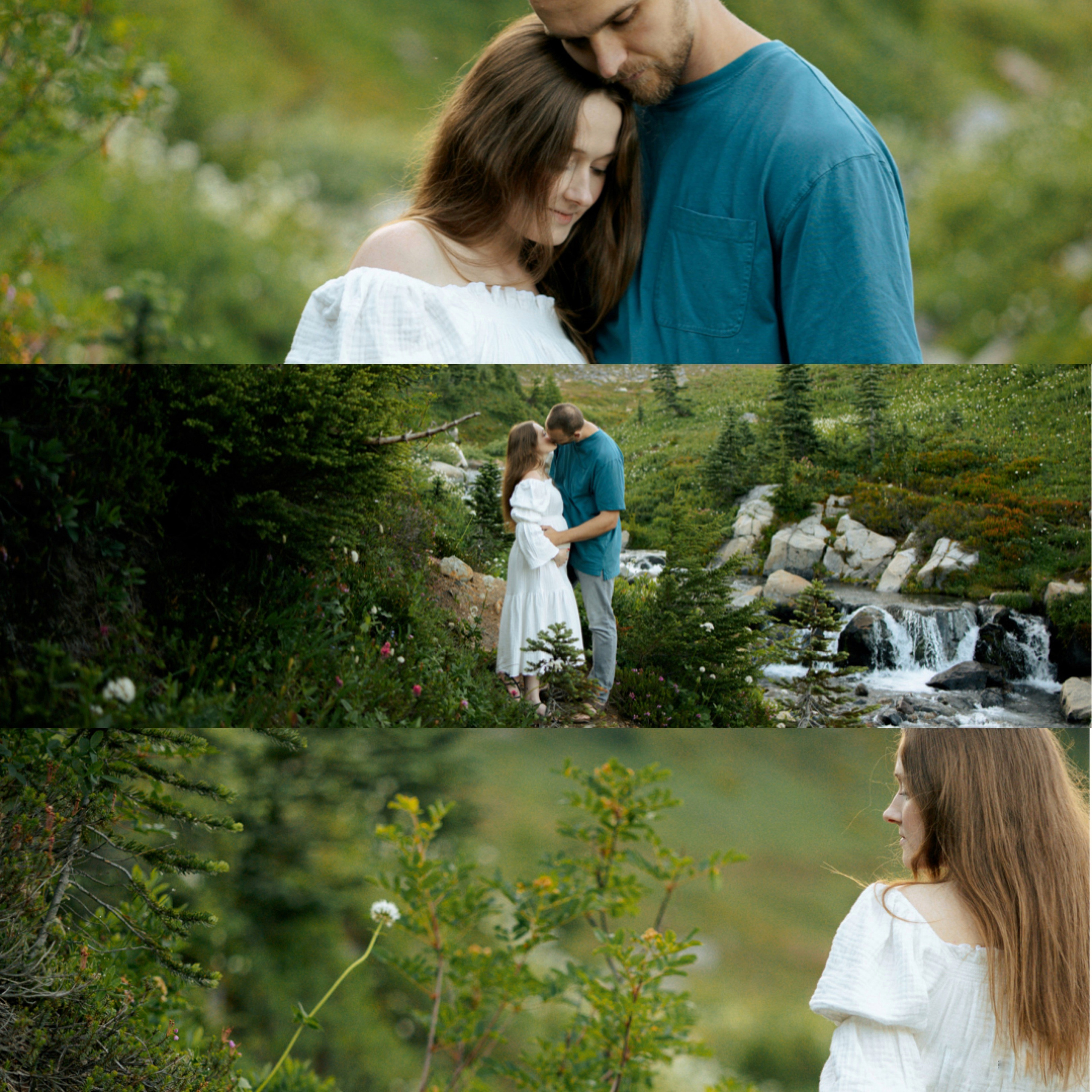 Embrace of Wildflowers. Family photographer Oregon — Washington