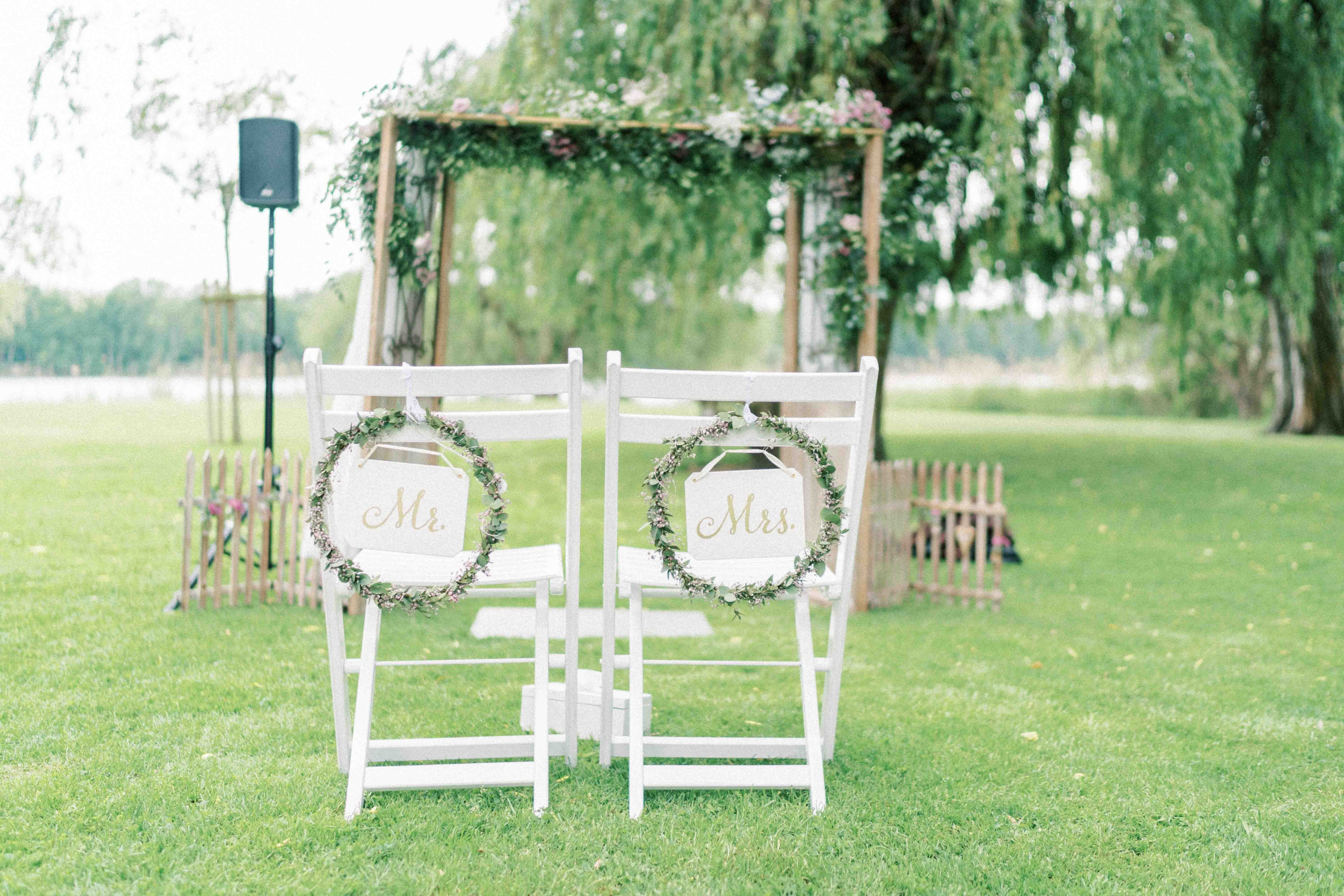 dekoration freie trauung landhaus am see garbsen 
