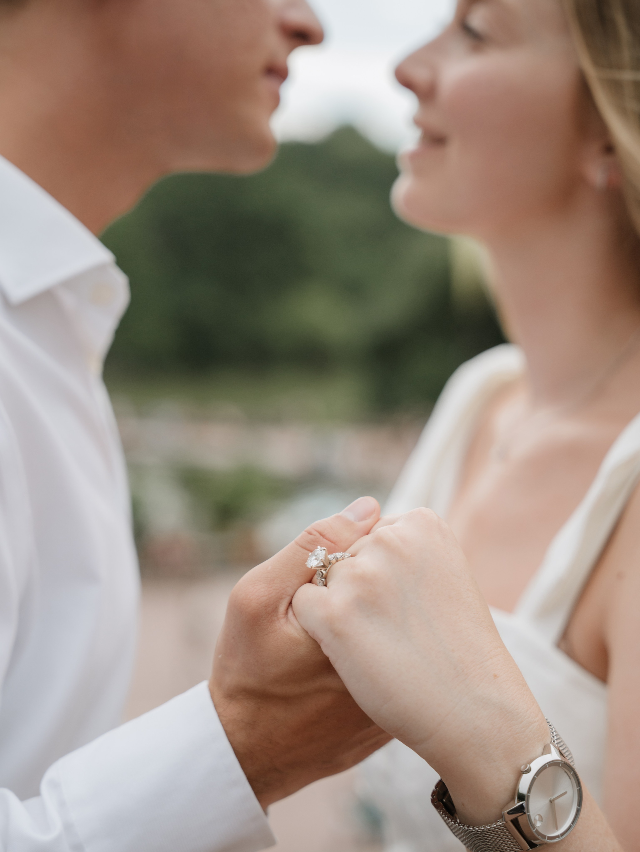 Engagement in Central Park. Portrait and wedding photographer in New York