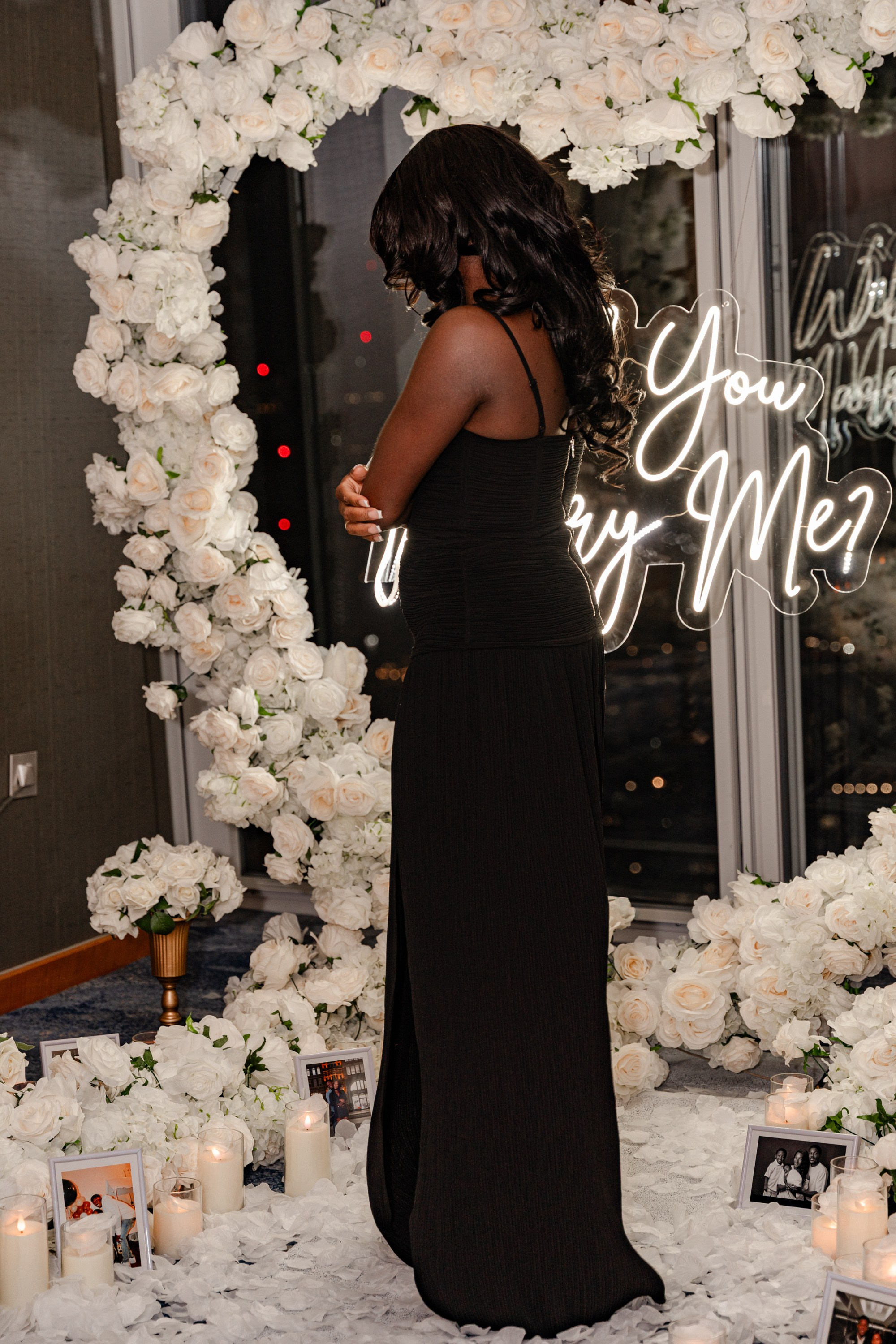 The proposal in The Shard. Tonya Kyrylenko photographer in London