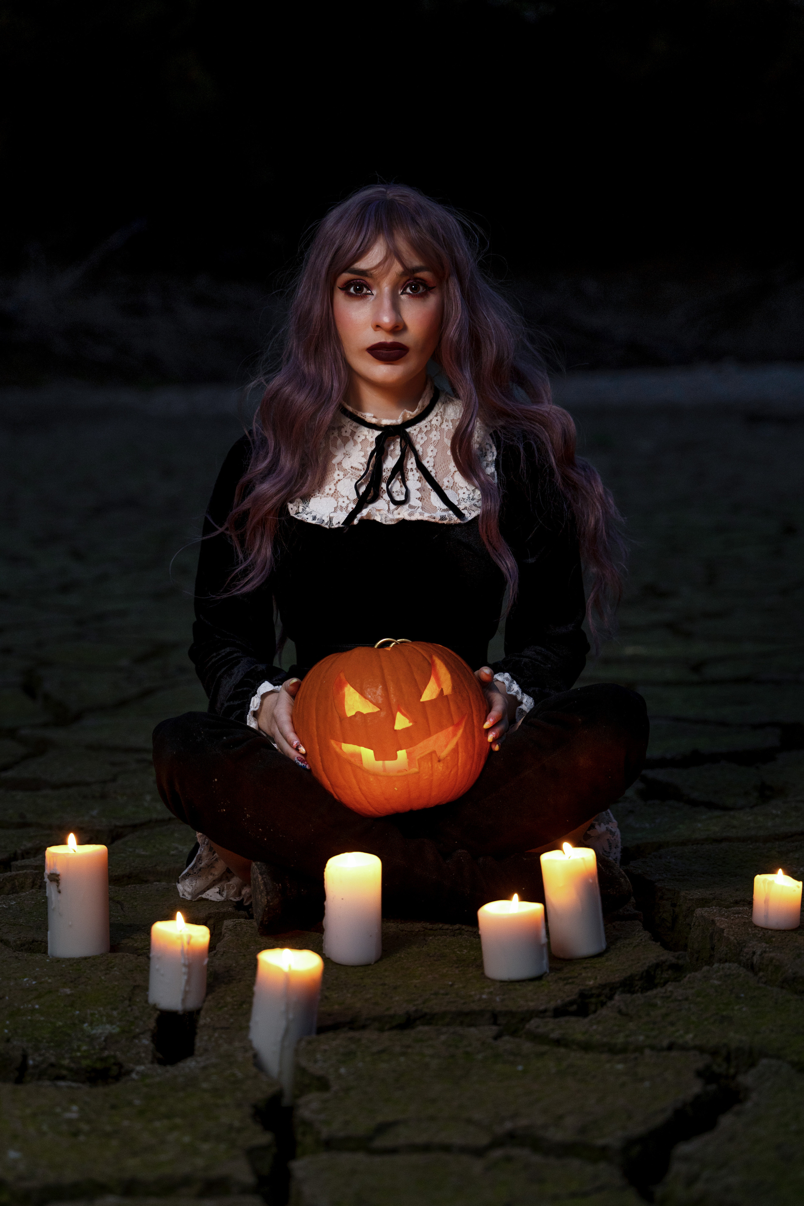 Dark story of Halloween. Wedding photographer Natalia