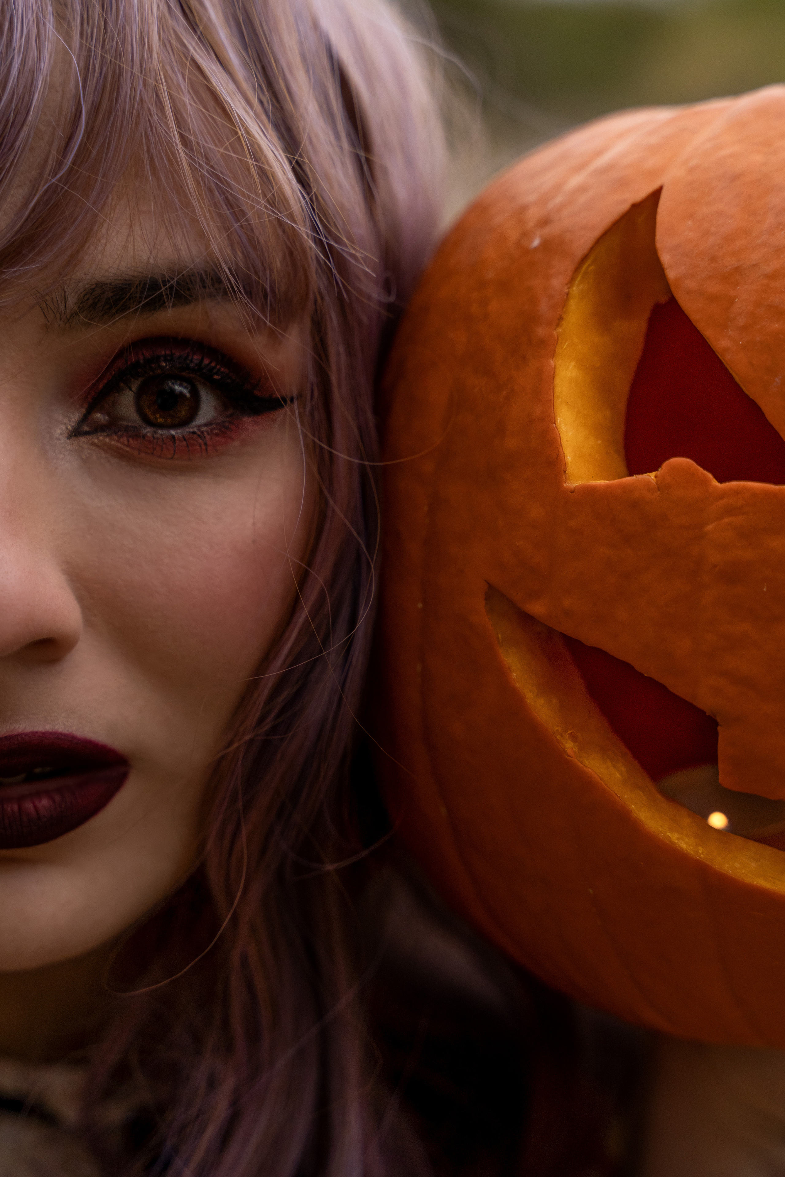 Dark story of Halloween. Wedding photographer Natalia