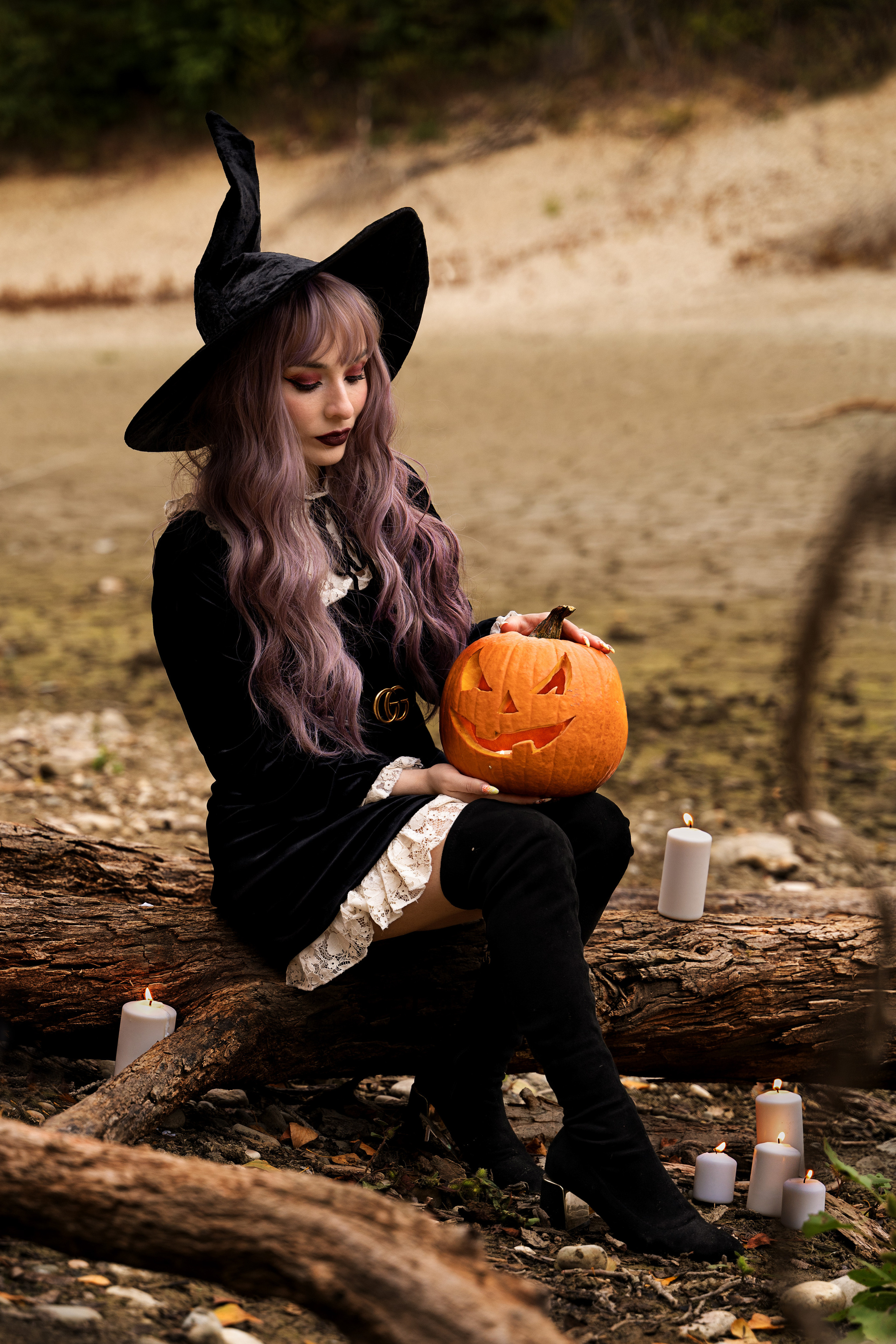 Dark story of Halloween. Wedding photographer Natalia