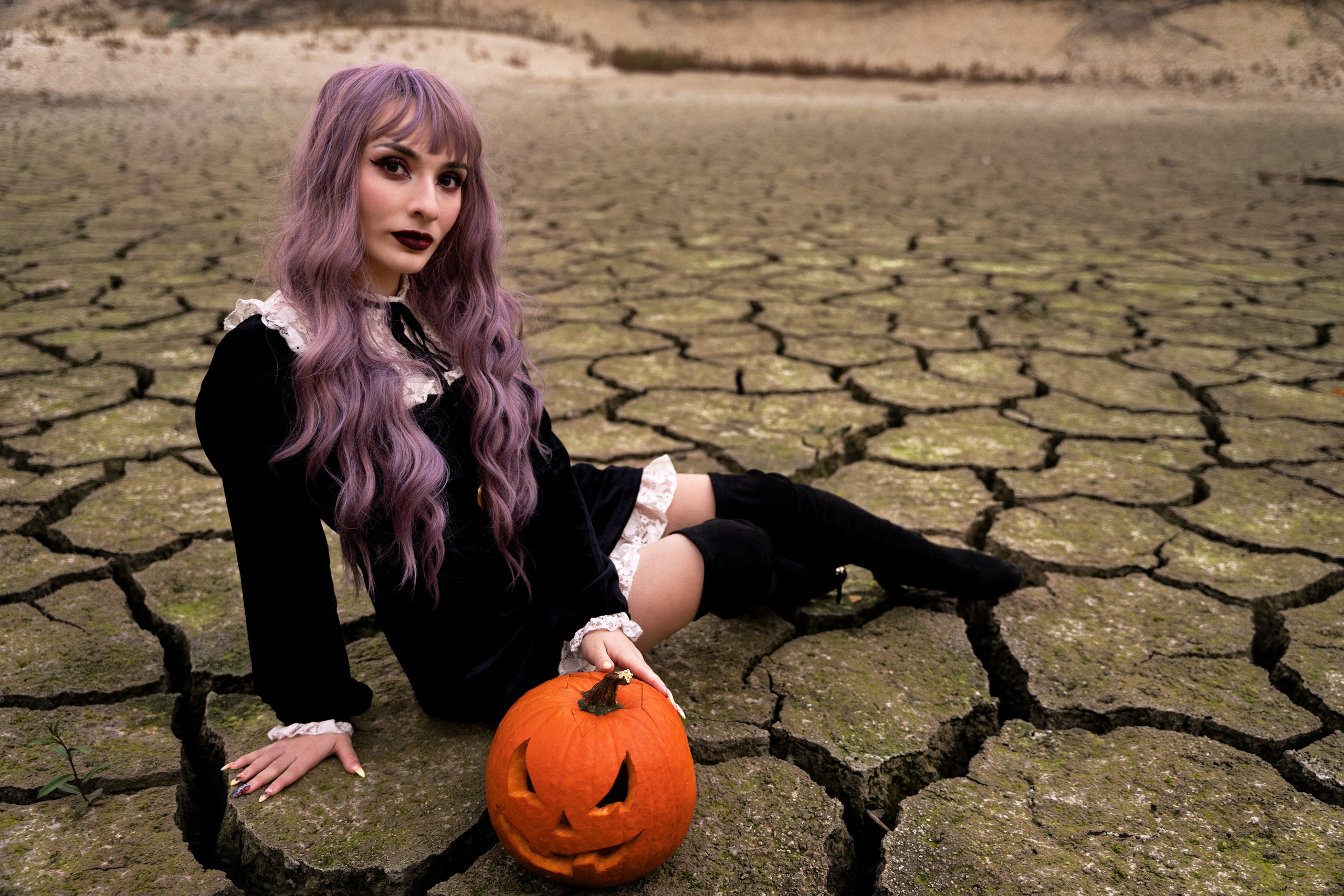 Dark story of Halloween. Wedding photographer Natalia