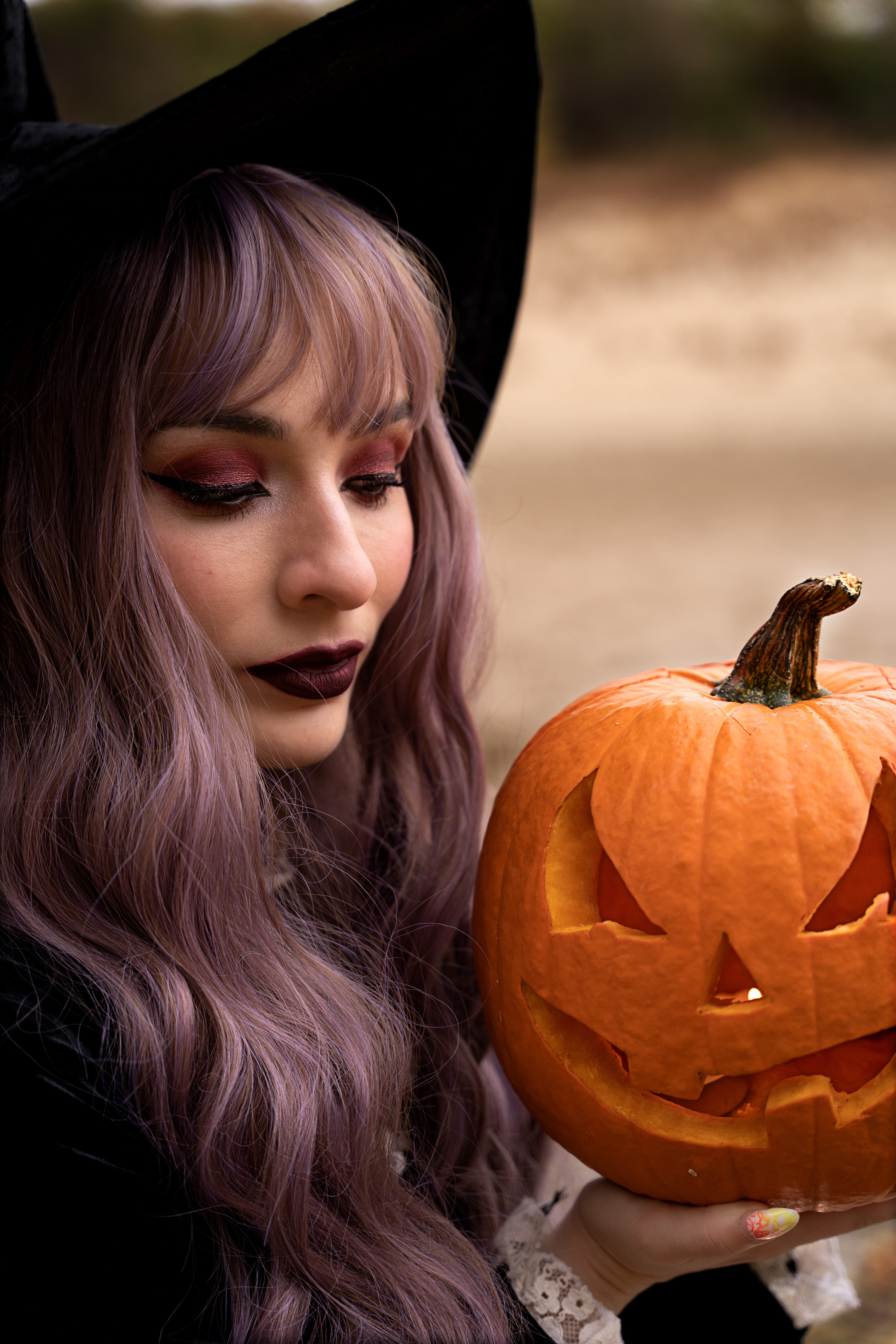 Dark story of Halloween. Wedding photographer Natalia