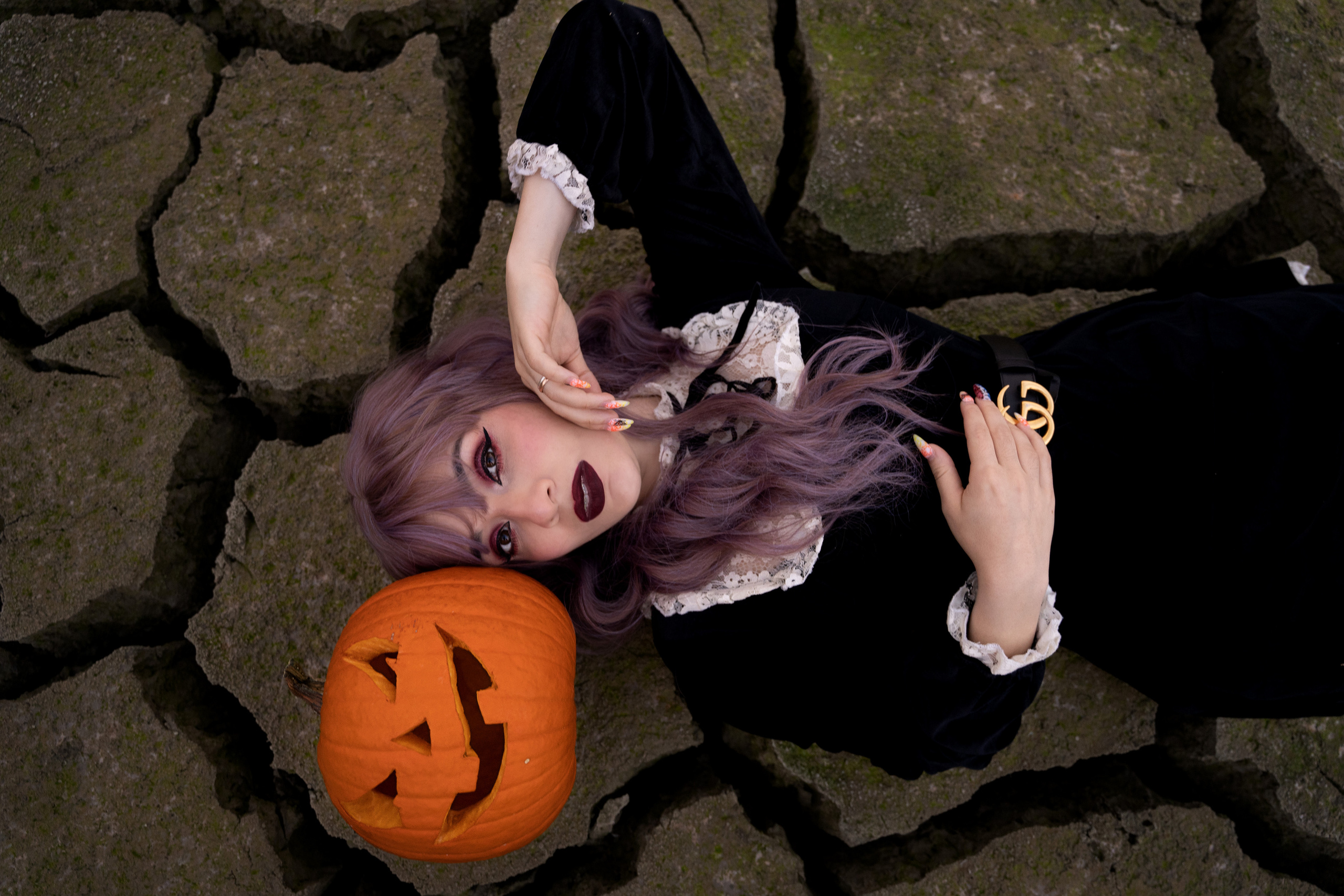 Dark story of Halloween. Wedding photographer Natalia