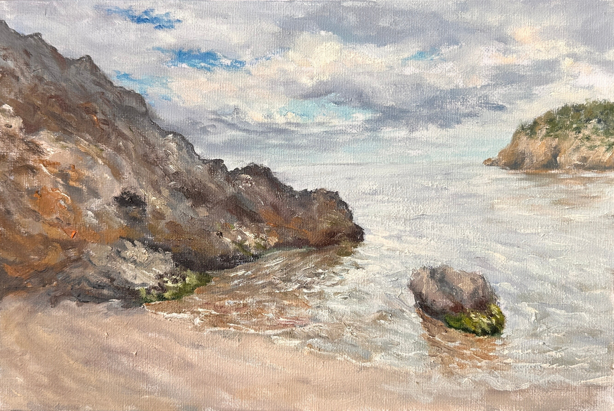 20 X 30, lienzo sobre cartón óleo