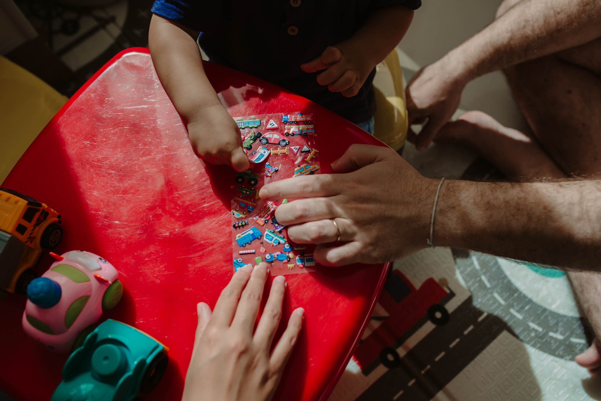 Uma tarde em família. Água Carmim Fotografia