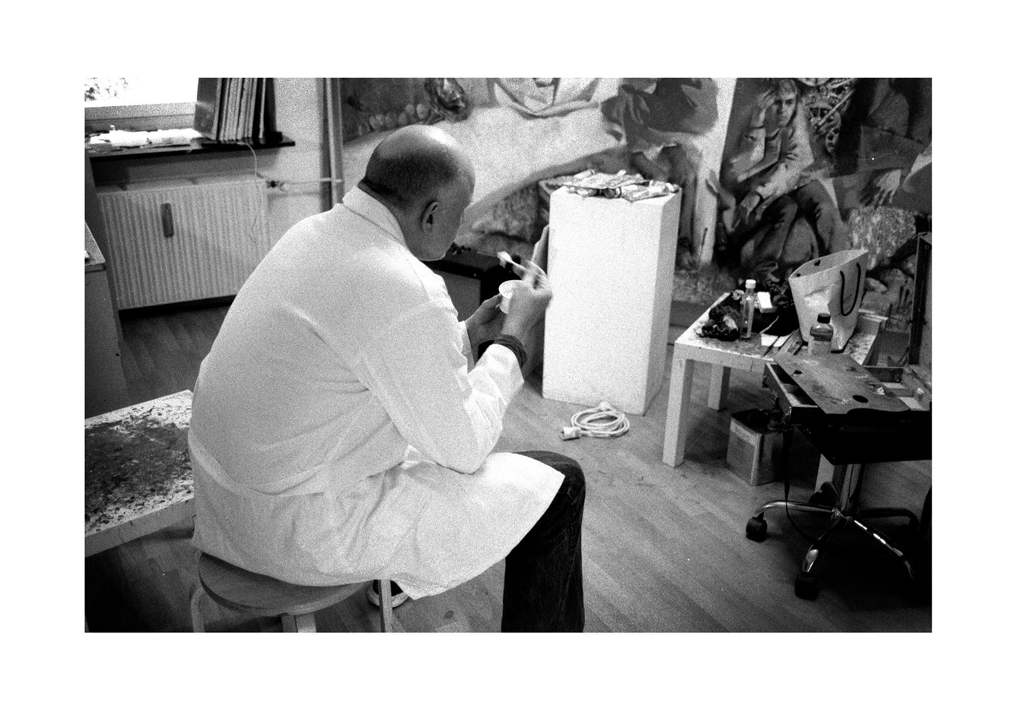 Christof im Atelier. Видеограф и фотограф Дмитрий Лимперт