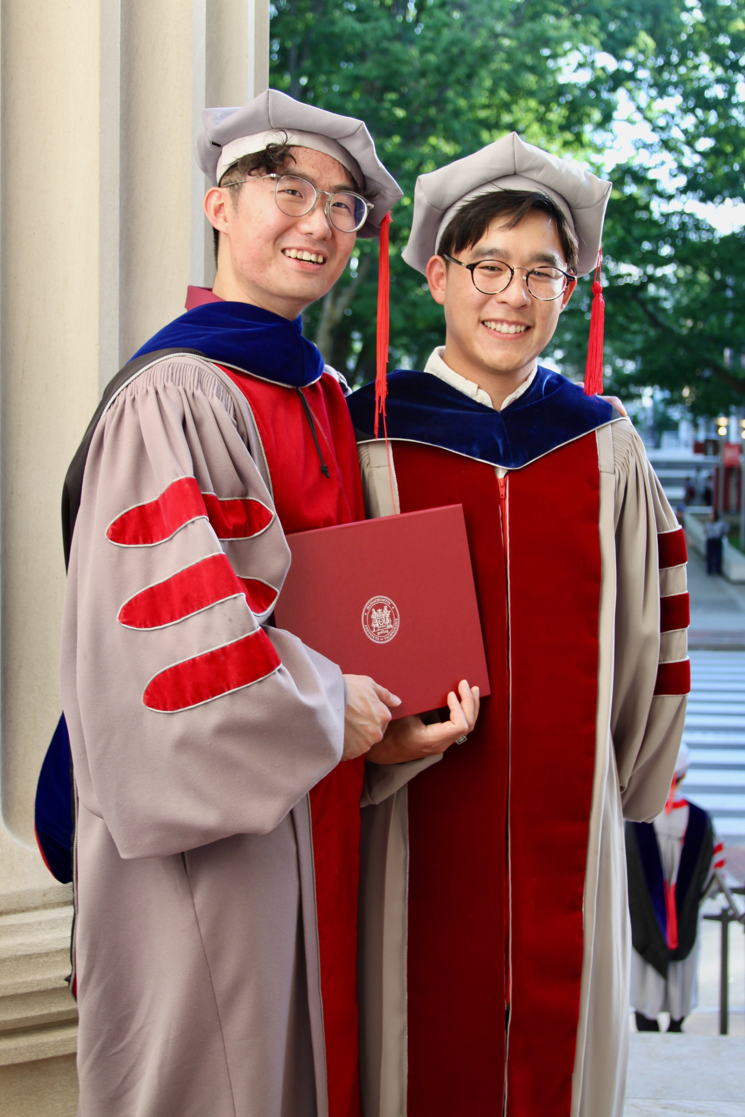 PhD graduation with Elton. Kelly Sang, graduation and portrait photographer in Boston
