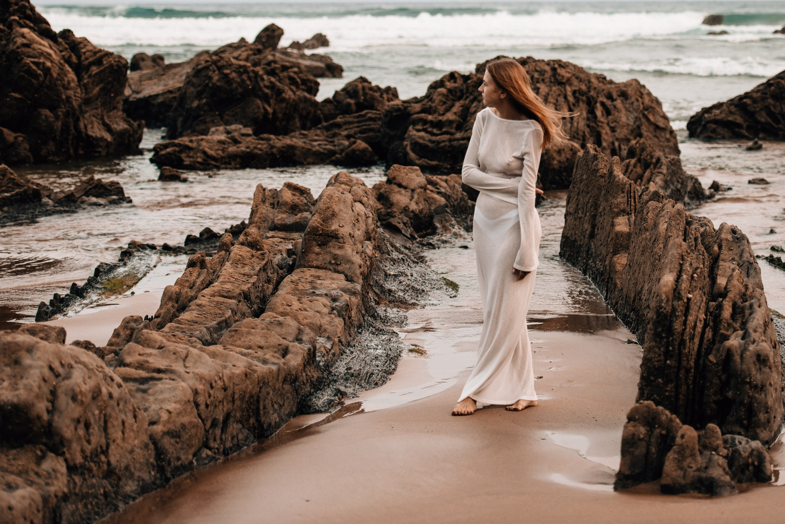 Марина и море…. Photographer in Bilbao Irina Makou