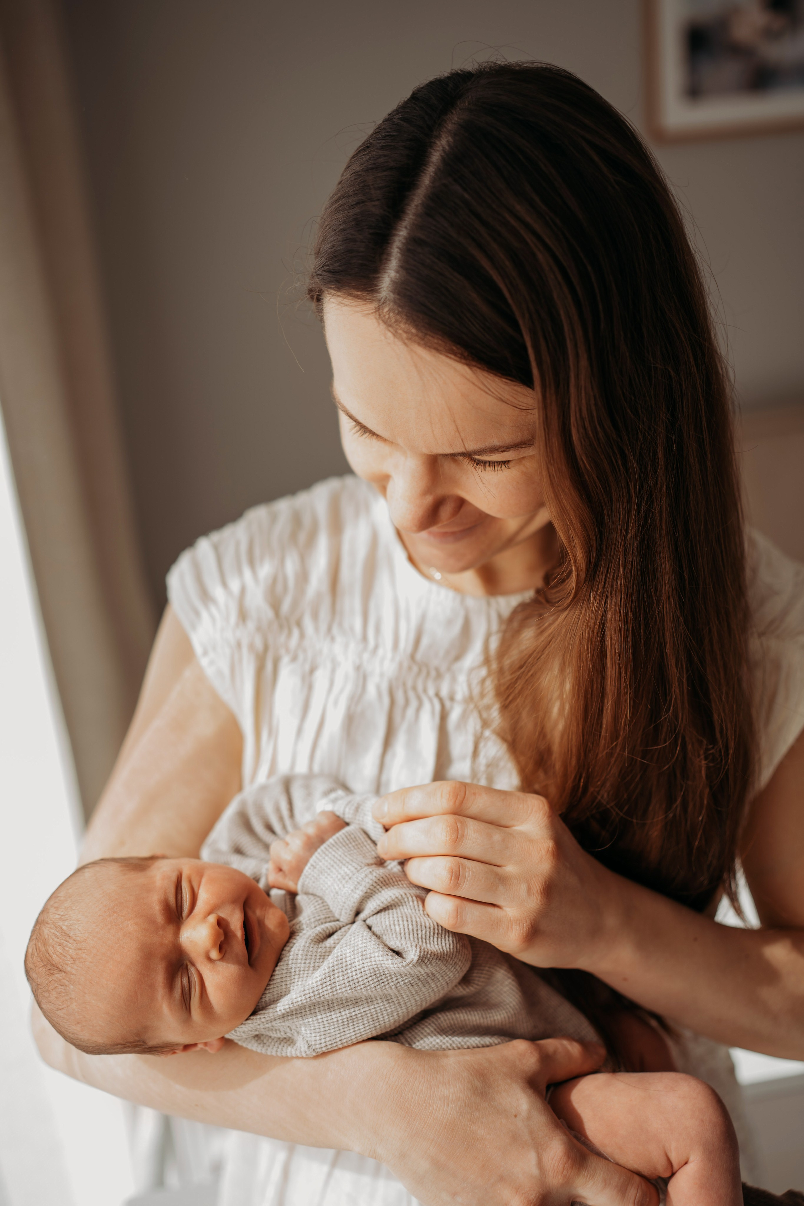 Лео и Соня (10 дней и 5 лет). Фотограф новорожденных и детей первого года Евгения Михалькевич