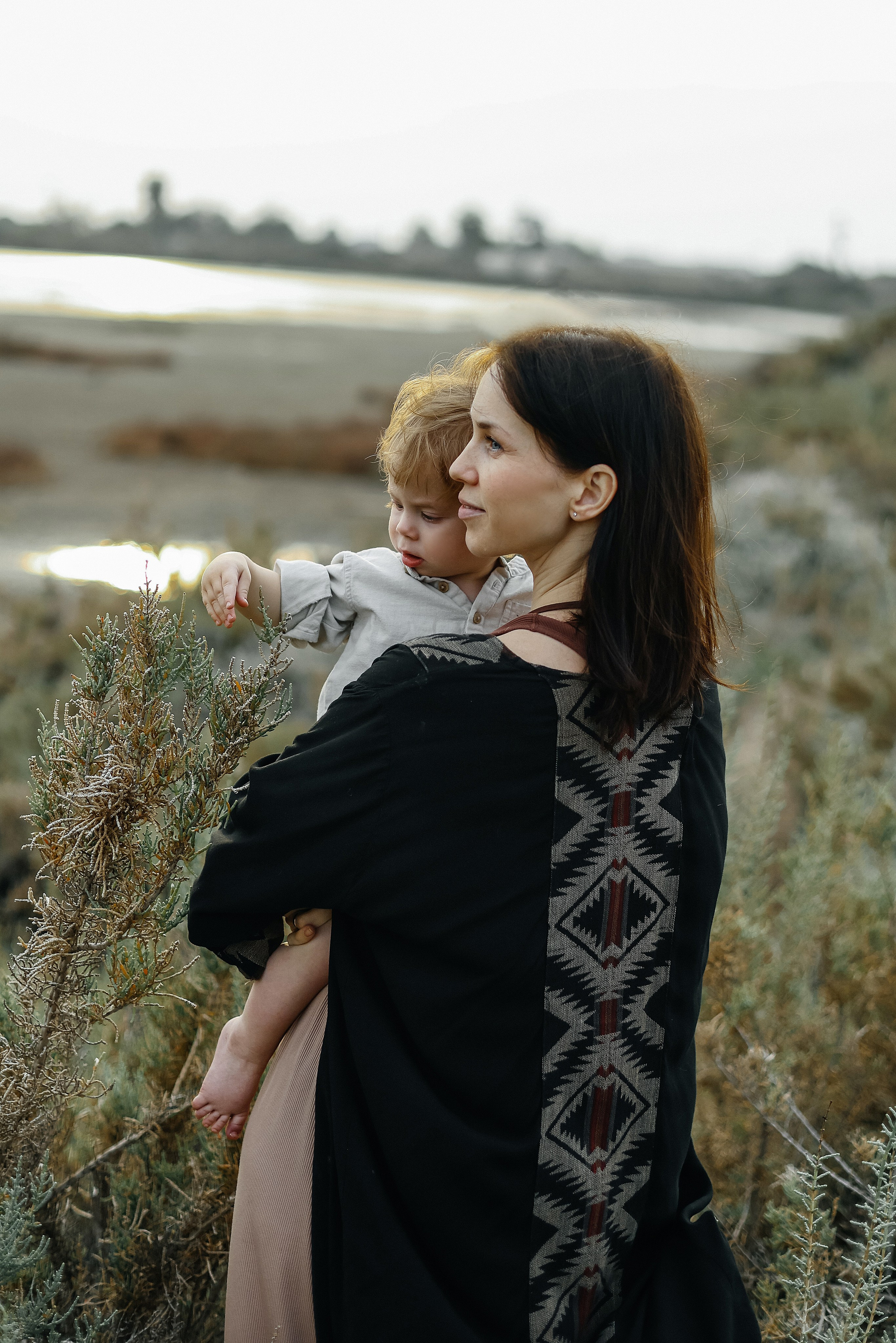 Little curls in Atlit. Family photographer in Israel