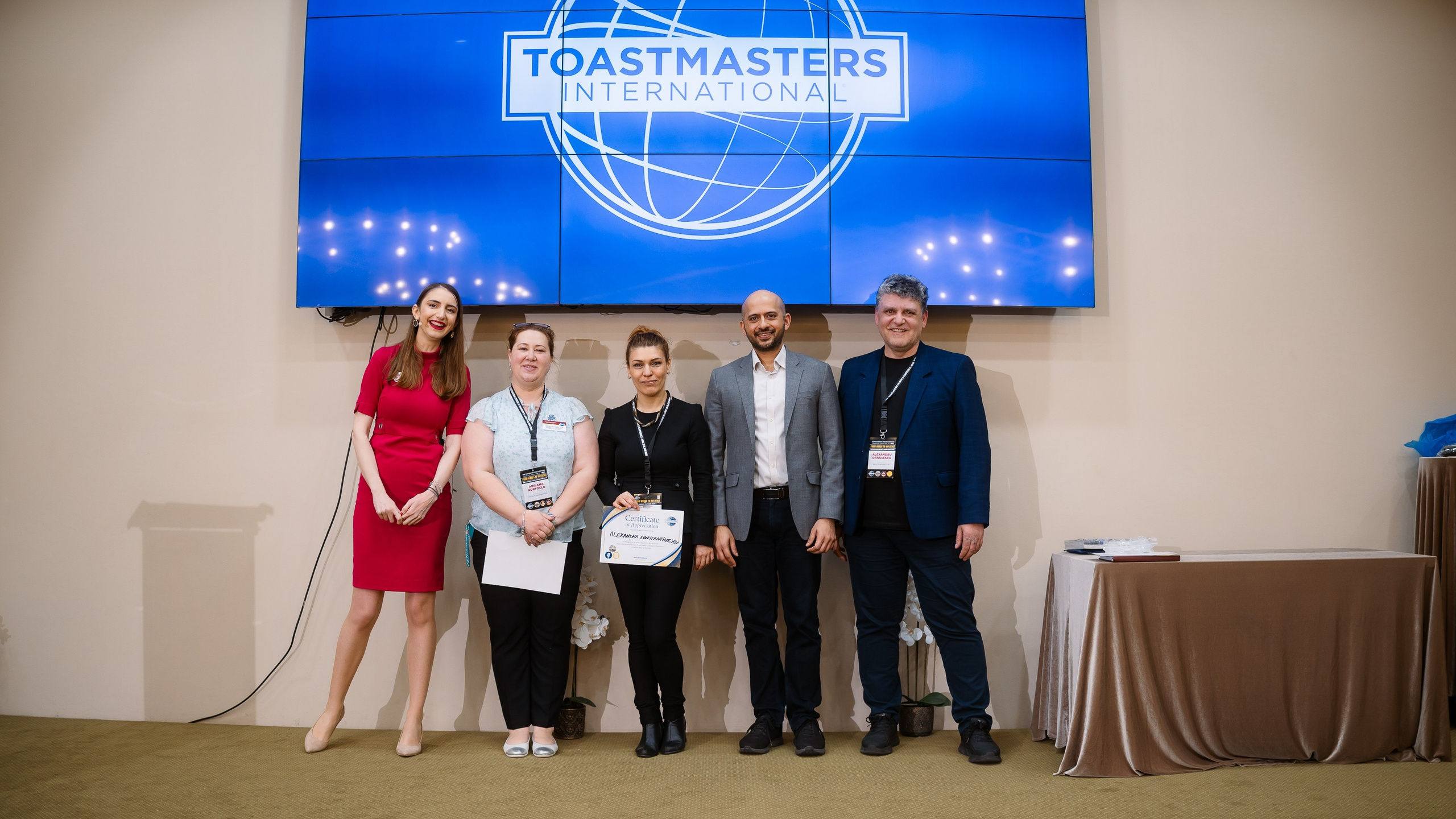 Toastmasters Conference. Marius Ciocan