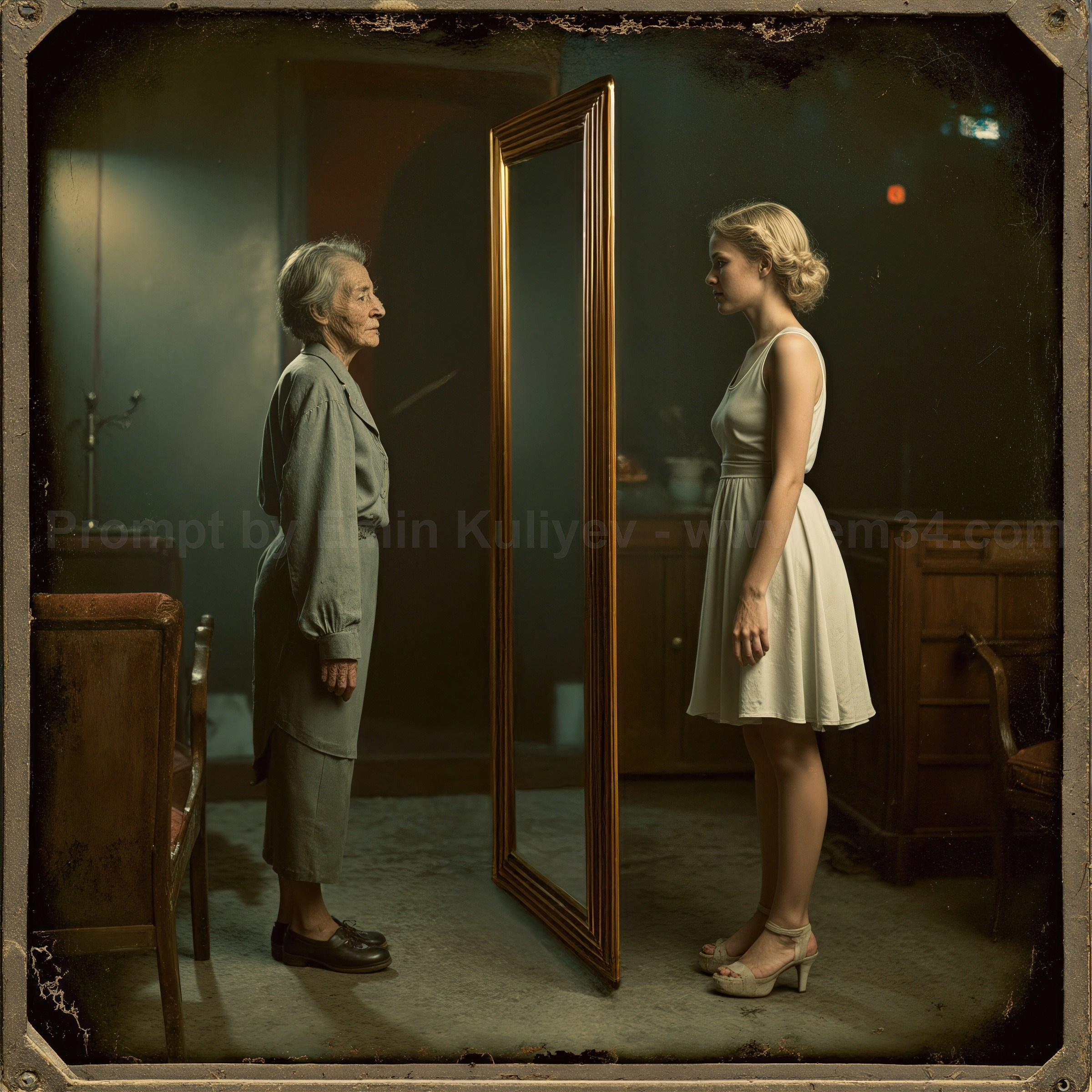 Reflections on women and glimpses into men (Crafted these images with the collaboration of artificial intelligence stable difusion. Emin Kuliyev — Award-Winning Wedding Photojournalist NYC & USA | Best Wedding Photographer Known for Candid, Timeless Moments