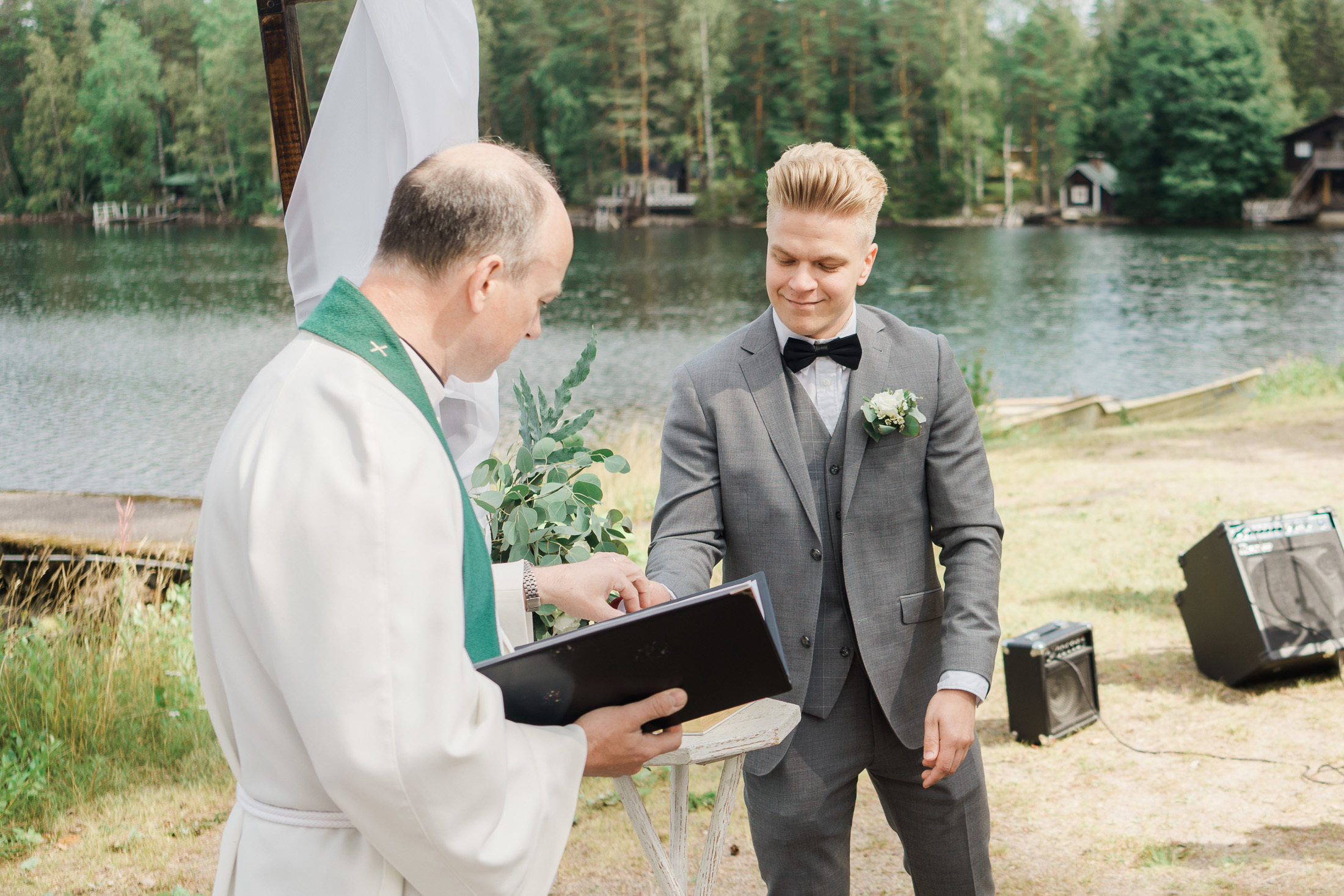 Hääkuvaus Lepolammessa