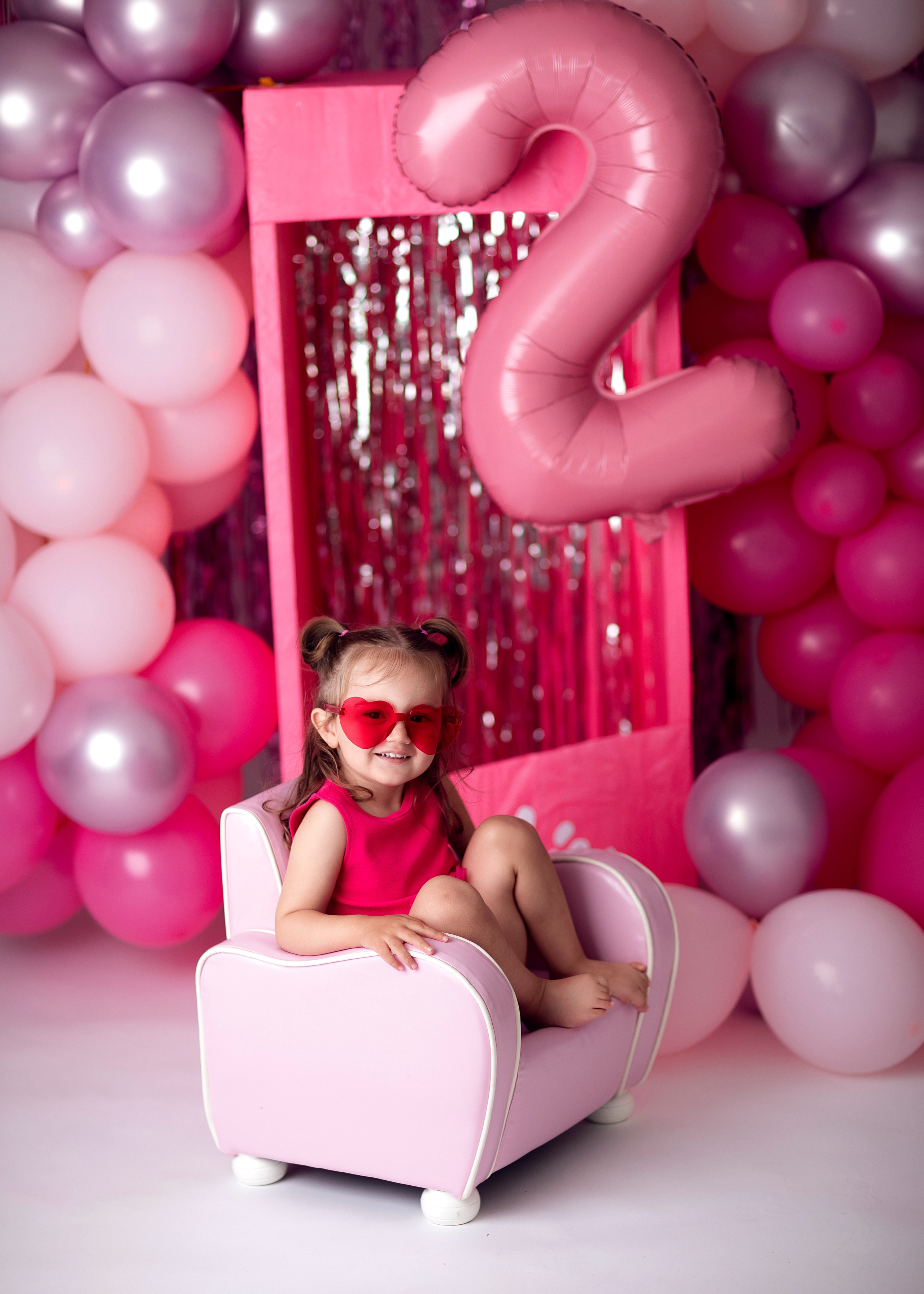 Mini-fotografering i Barbie-stil för flickor från 1 till 6 år. Axlundphotography.se