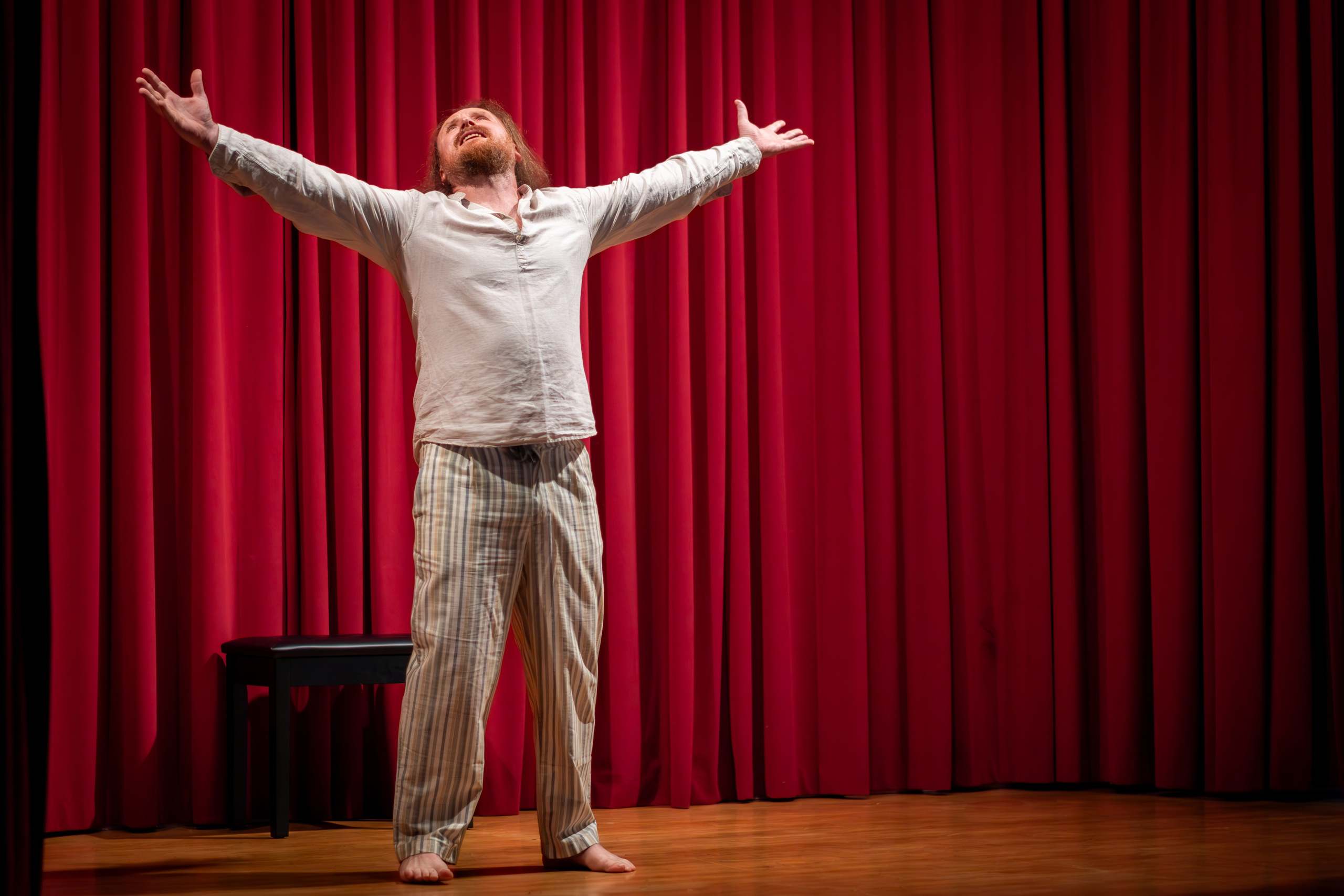 Лесь Курбас. Розумний Арлекін. Reportage concert portrait photography in the San Francisco Bay Area