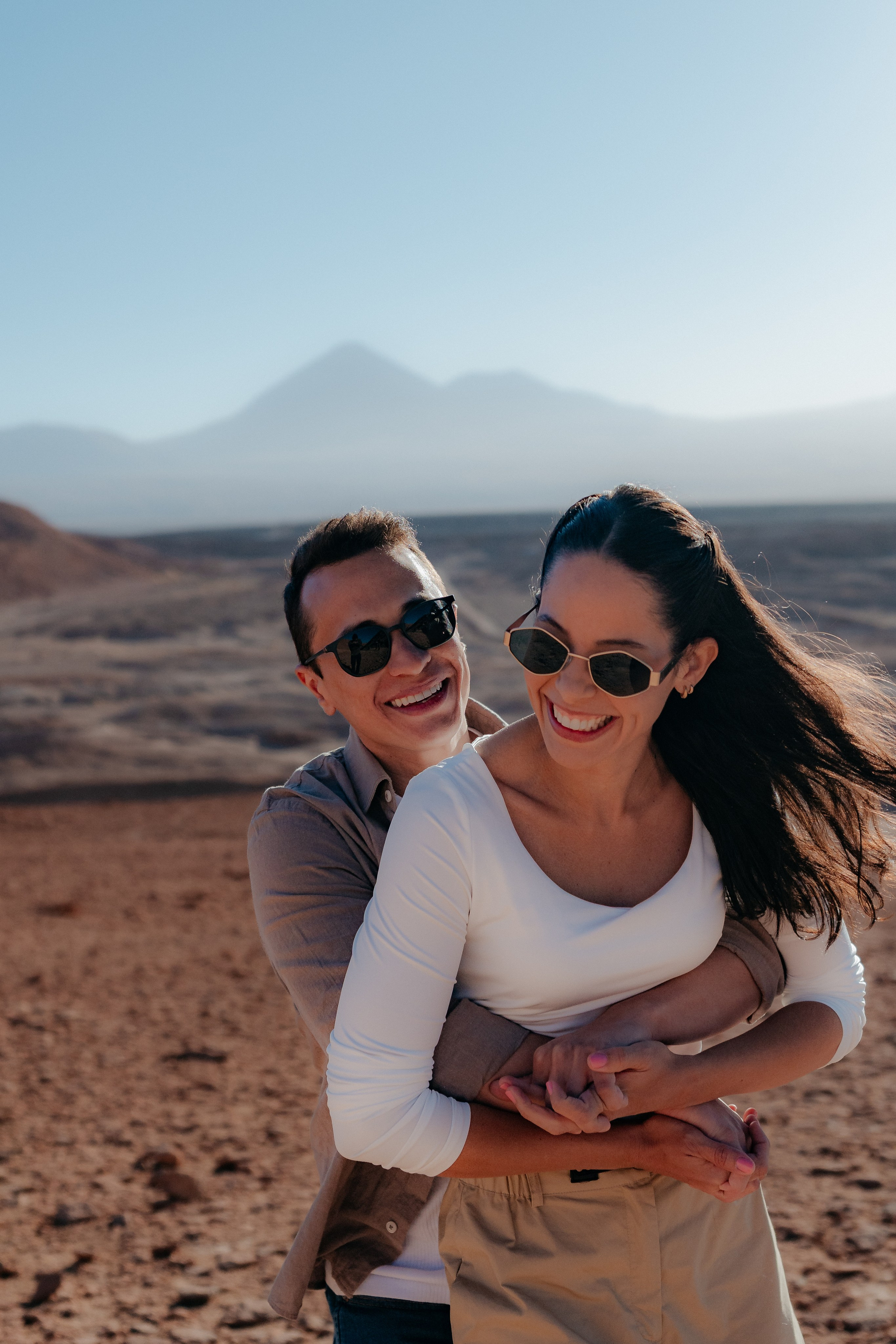 Sessão casual no Vale dos Cogumelos. Fotógrafo em San Pedro de Atacama