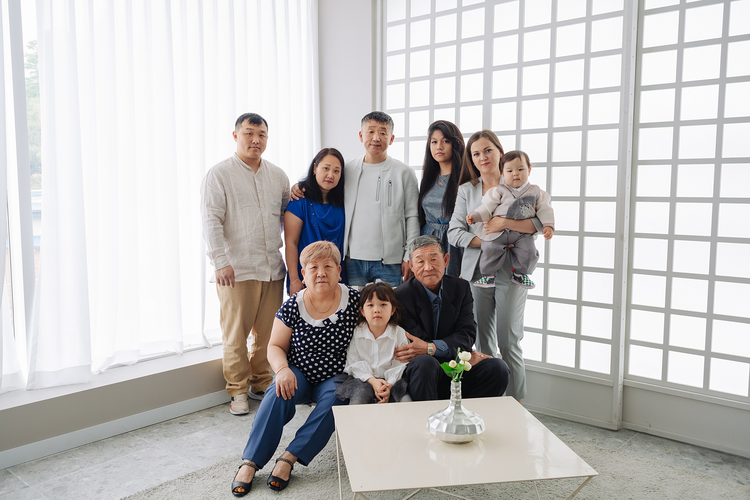 Тимофей в студии. Фотограф беременности, ньюборн и годовасиков в Корее Жанна Хан