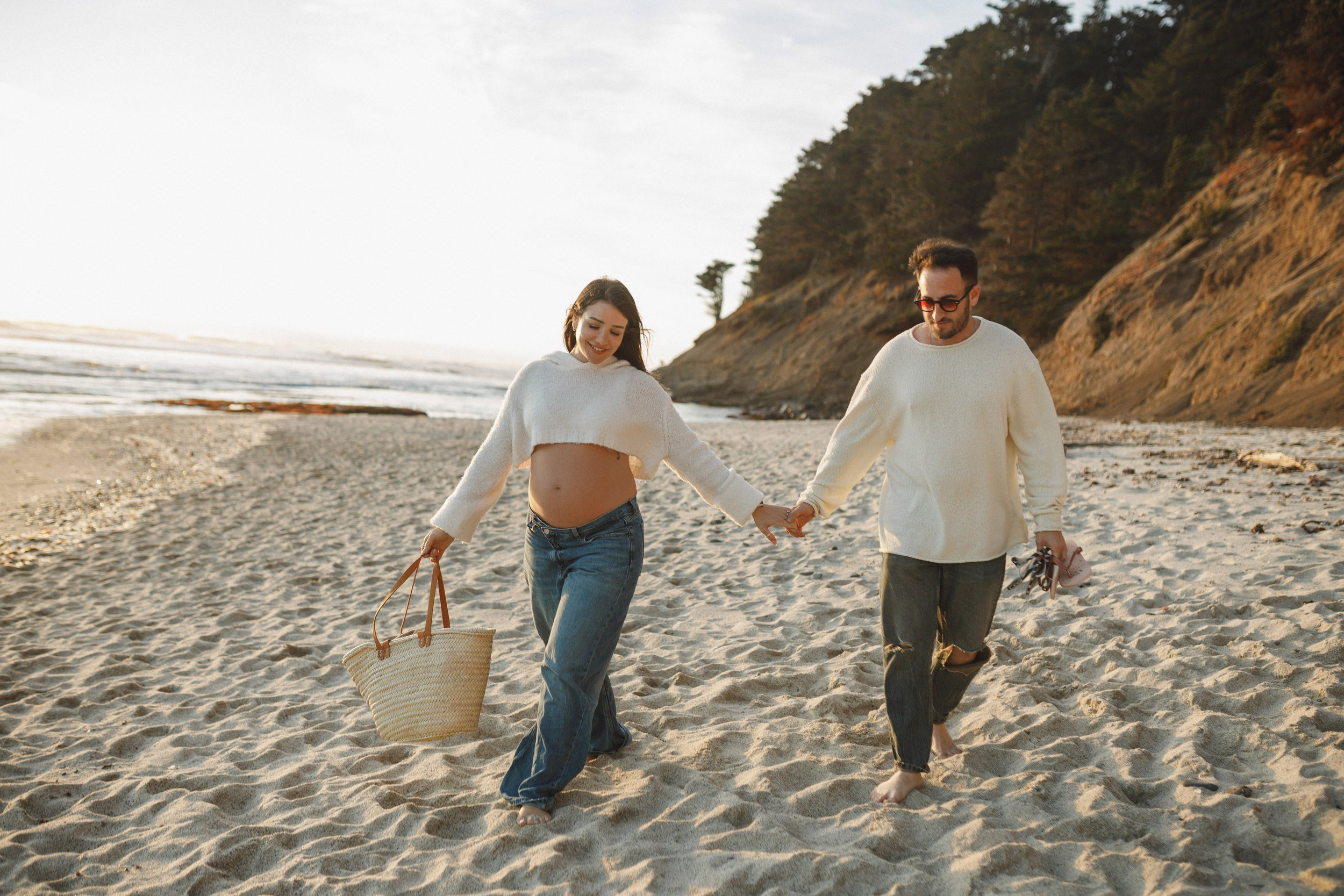 Almost Three | Moss Beach Maternity Session. Maternity, newborn photographer in the Bay Area|Iryna Rakivnenko
