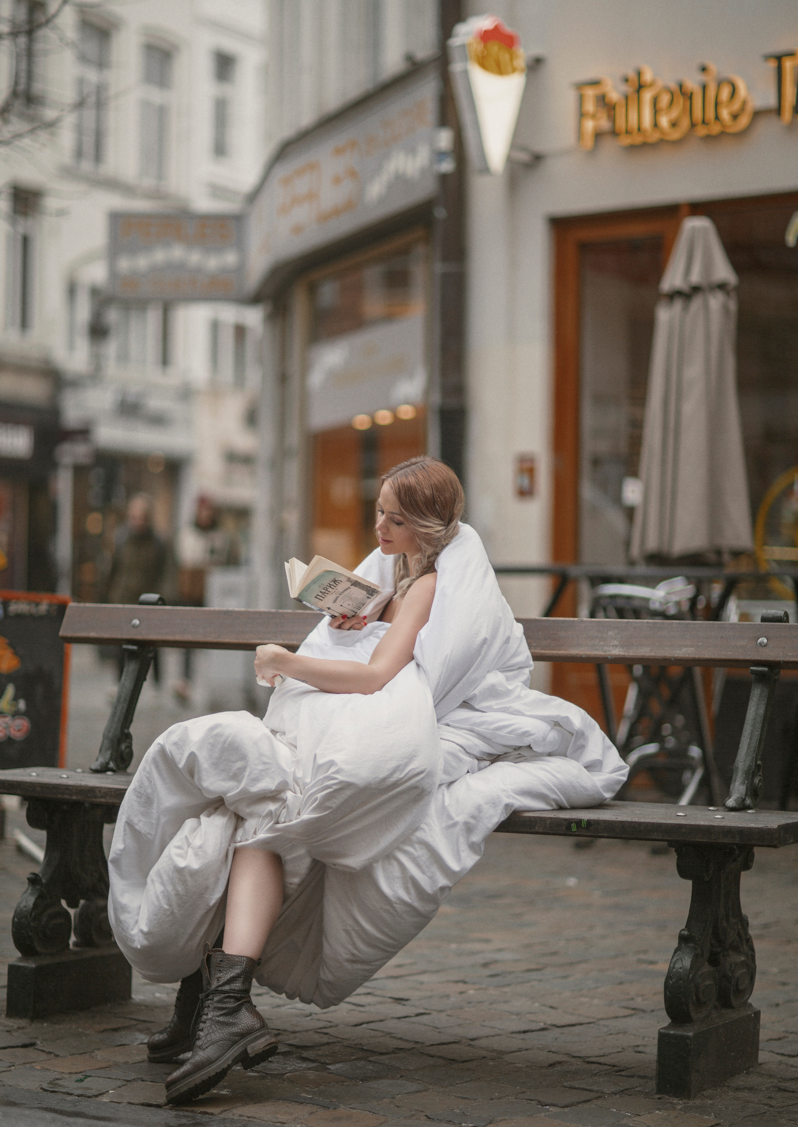 Morning coffee. Photographer in Belgium
