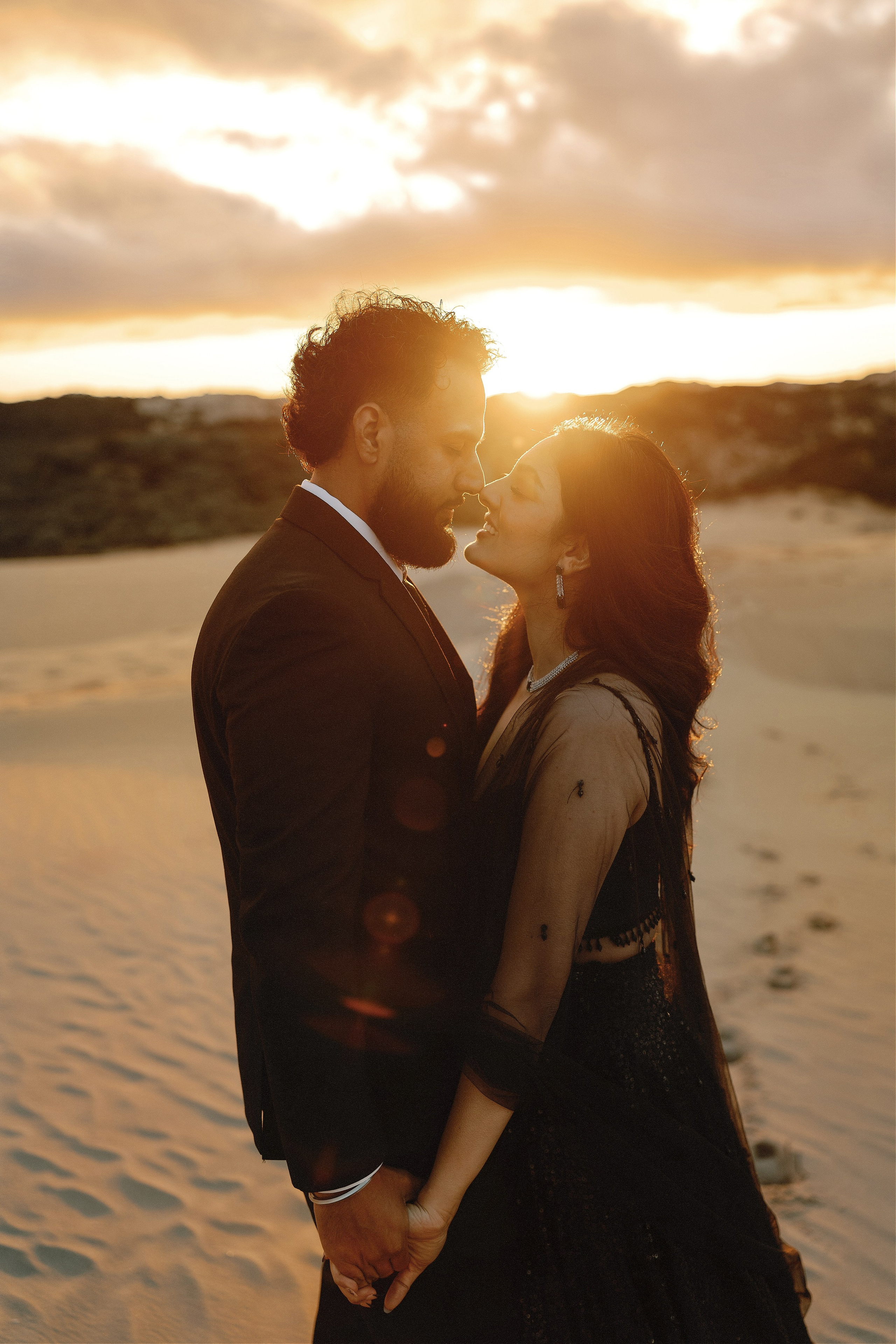 Elopement at Pismo Beach Sand Dunes, California. Wedding Photography & Videography Team in California, Los Angeles, San Francisco, San Diego and Travel